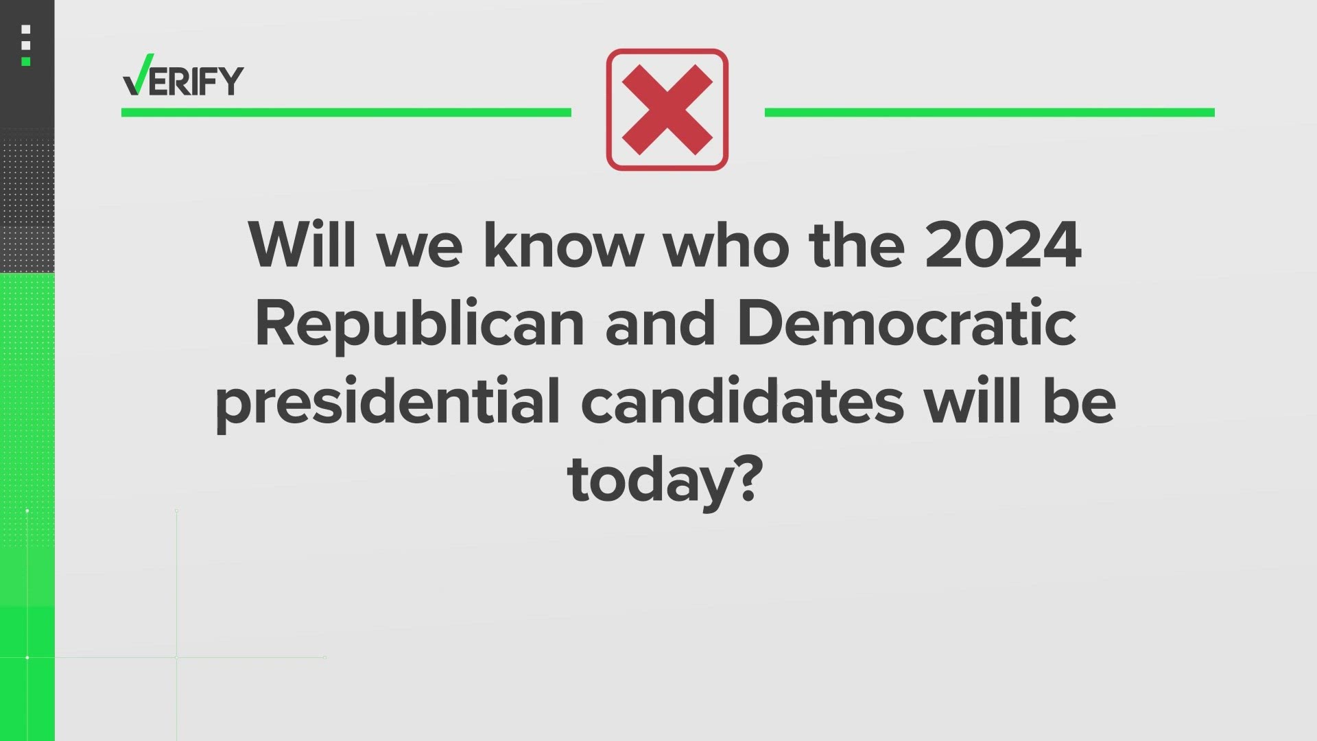 Republicans can't know the answer to that question for certain until March 12, and Democrats won't be able to know until March 19 on Ohio's primary election day.