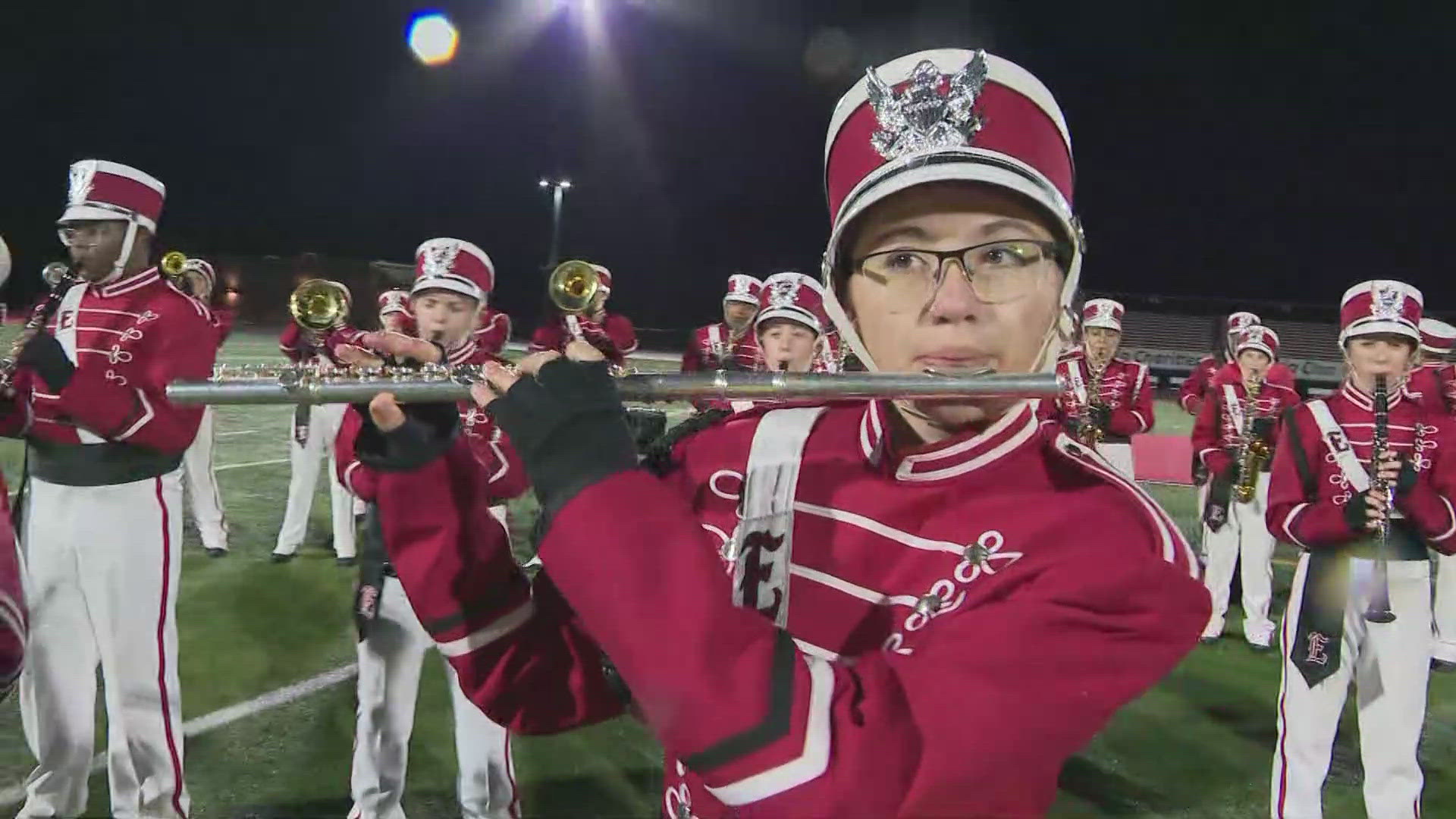 Elyria High School marching band performs on WKYC for 'Friday Football ...
