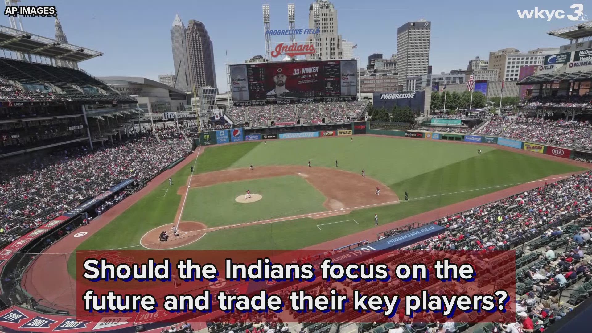 Should the Cleveland Indians turn their focus to the future and consider trading several key parts of the batting order, rotation and bullpen?
