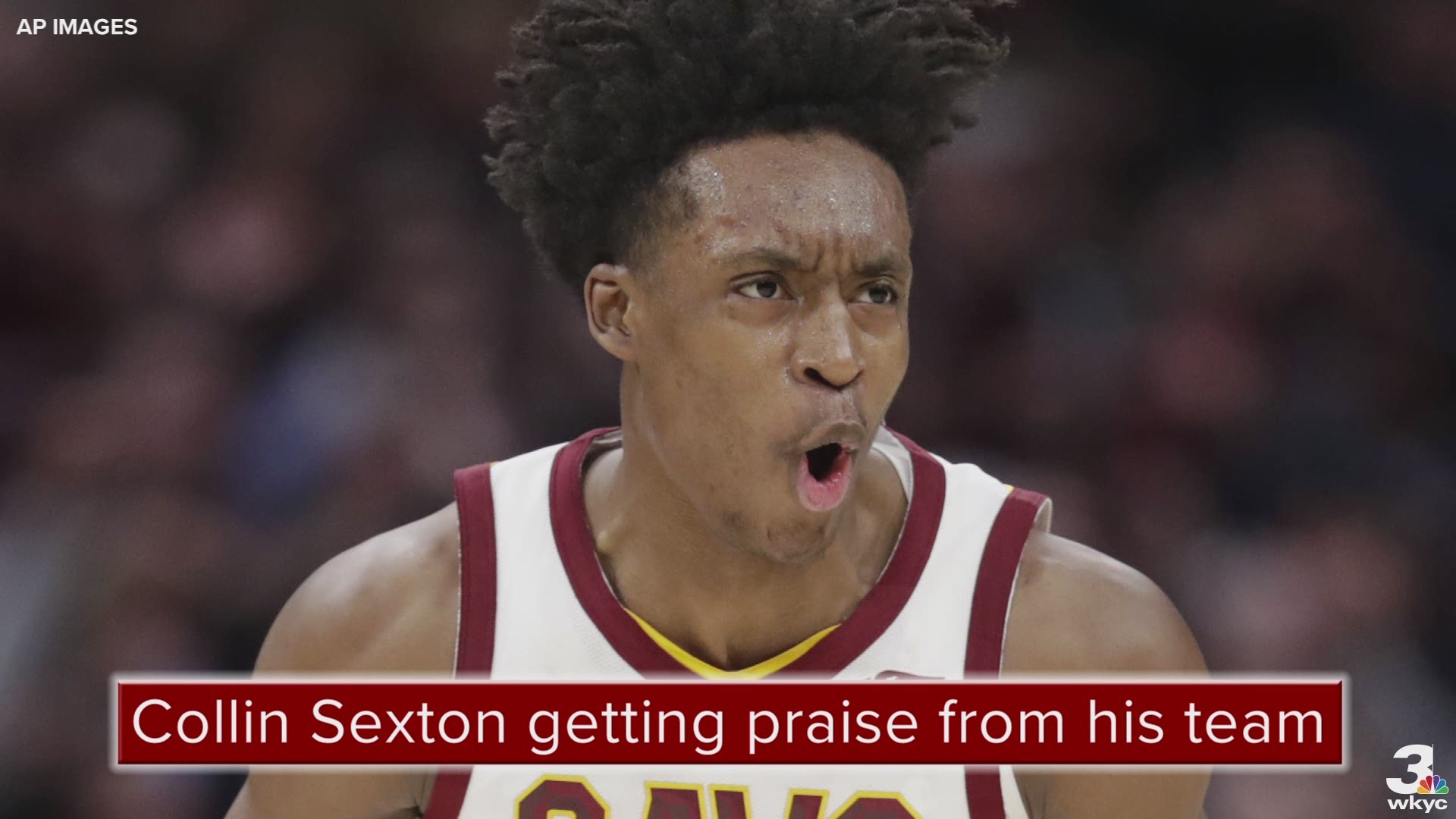 Veteran center Tristan Thompson says point guard Collin Sexton is taking steps in the right direction as a playmaker for the Cleveland Cavaliers.