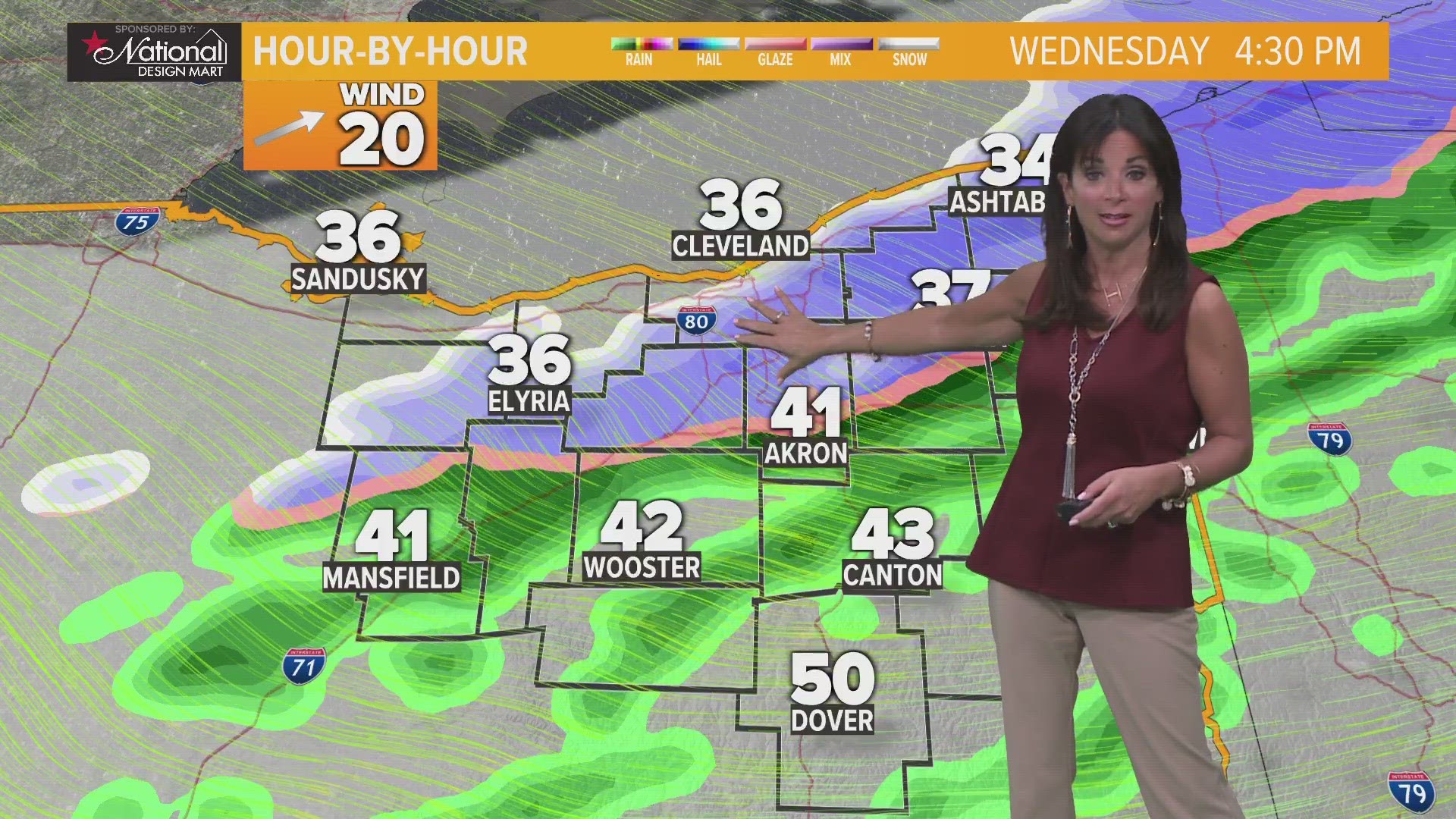 A quick round of rain and snow moves through. Hollie Strano has the hour-by-hour details in her morning weather forecast for March 29, 2023.