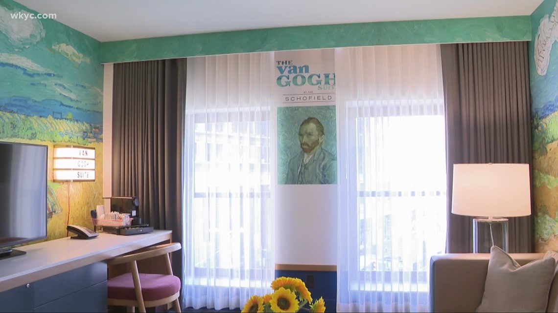 12 Days of CLE: Downtown Cleveland hotel creates immersive Van Gogh suite