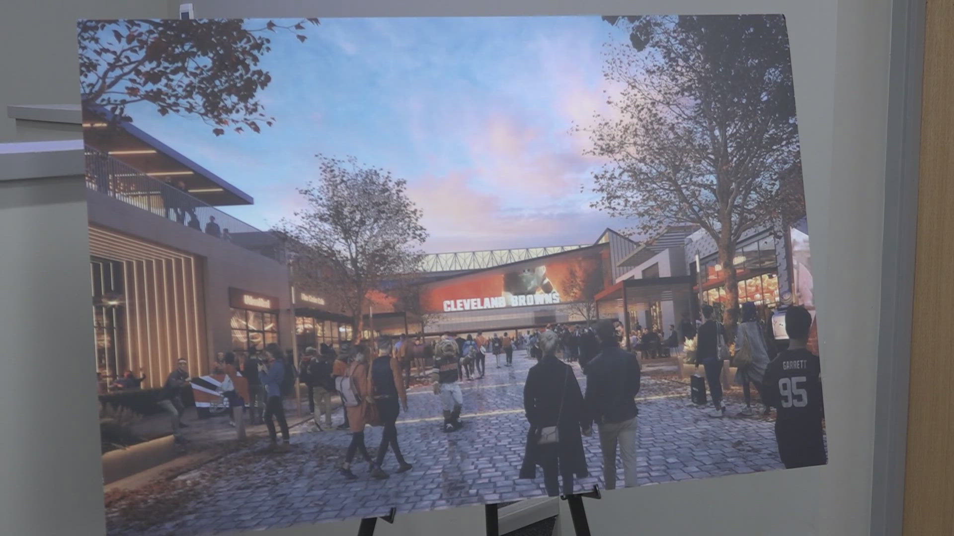 'The fan experience here in Brook Park is going to be much greater than it is in downtown Cleveland,' Mayor Edward Orcutt declared.