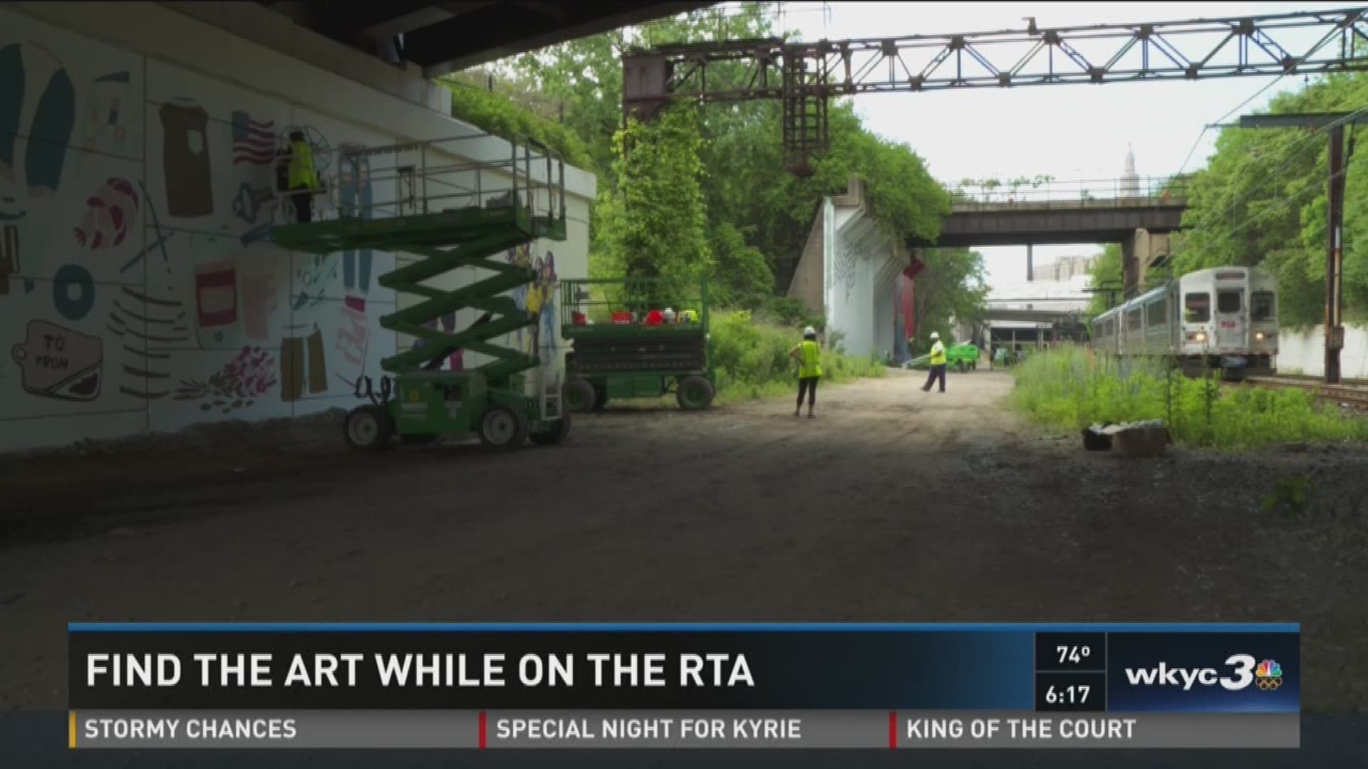 Find the art while on the RTA