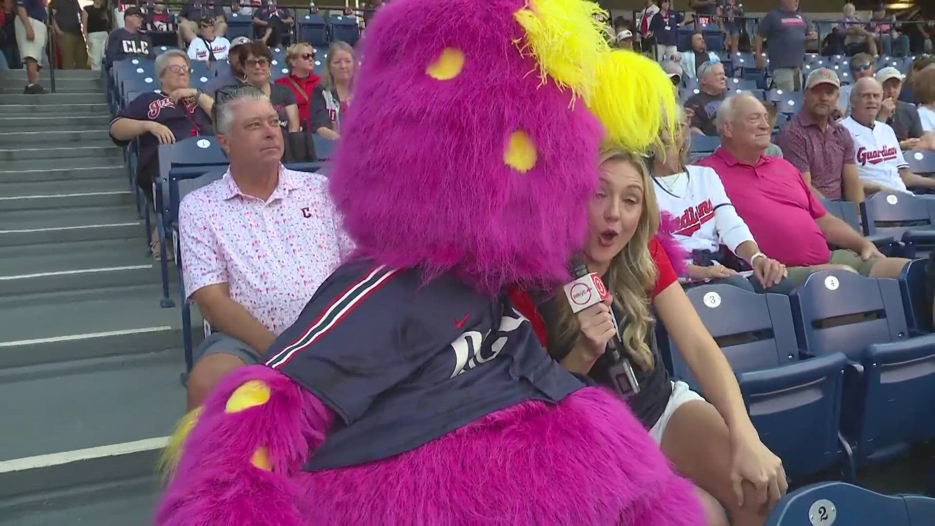 3News' Stephanie Haney reports live from Progressive Field where she is joined by a special guest.