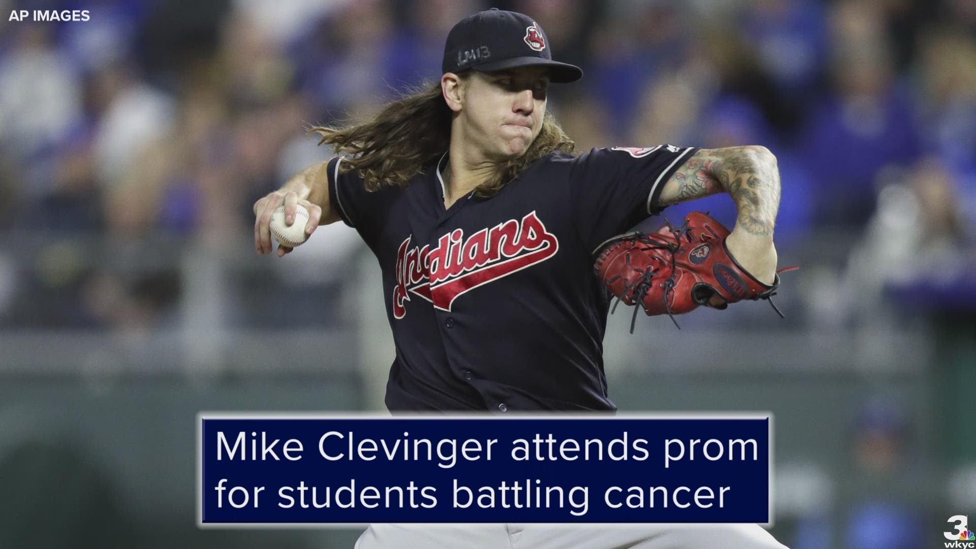On Saturday, Cleveland Indians pitcher Mike Clevinger attended 'A Prom to Remember.'