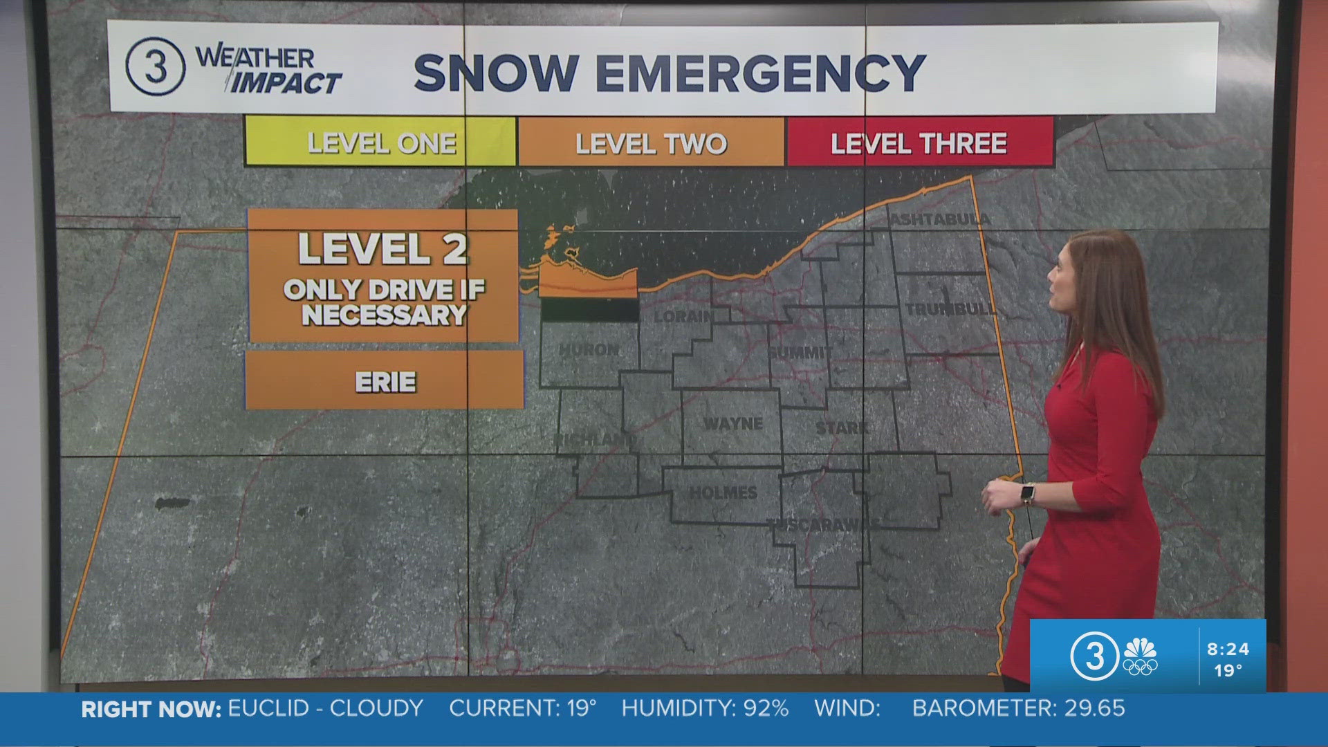 Erie County issues Level 2 snow emergency, Huron County at a Level 1 ...