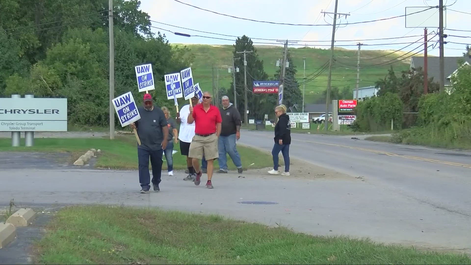 The union is utilizing a "stand up strike" method that hits the Big Three automakers unexpectedly, according to UAW President Shawn Fain.