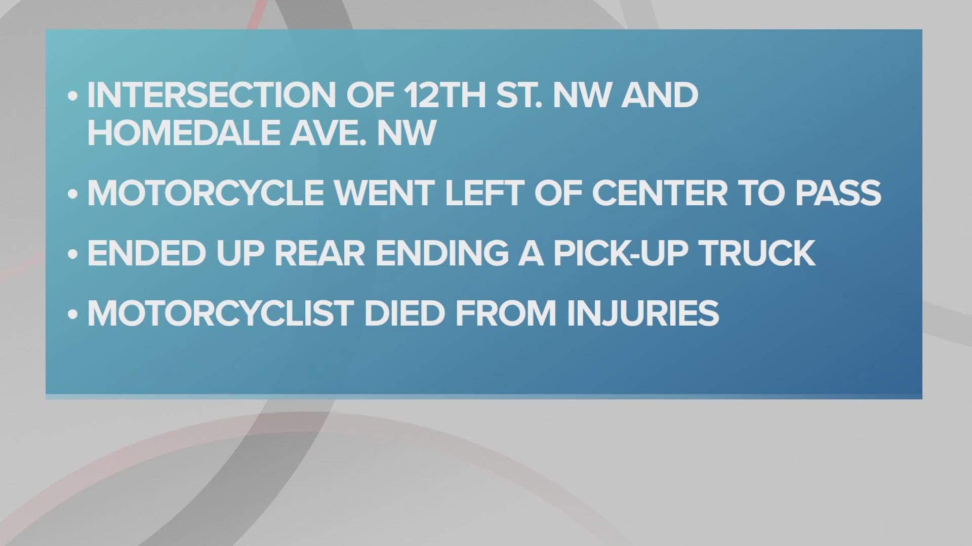 Canton man killed in Stark County motorcycle crash | wkyc.com