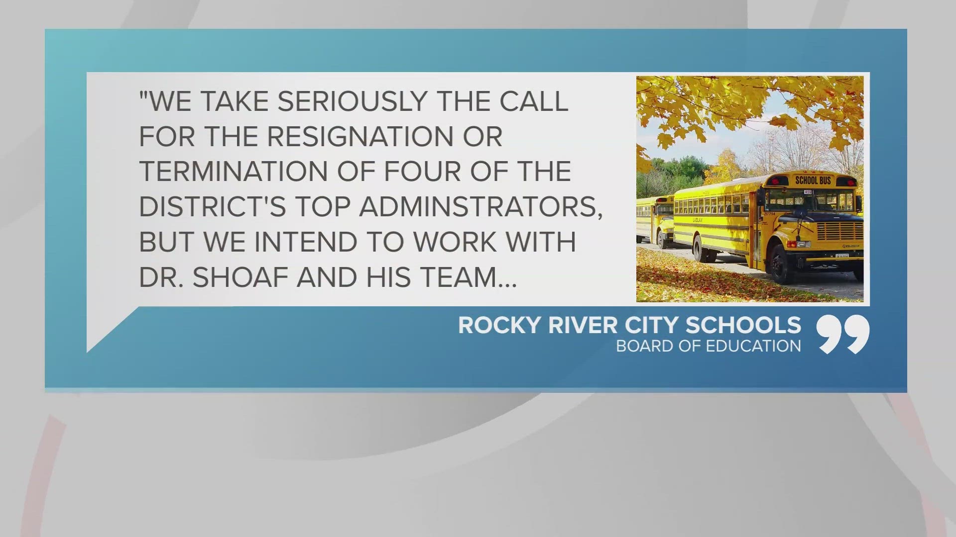 Rocky River City Schools News Article