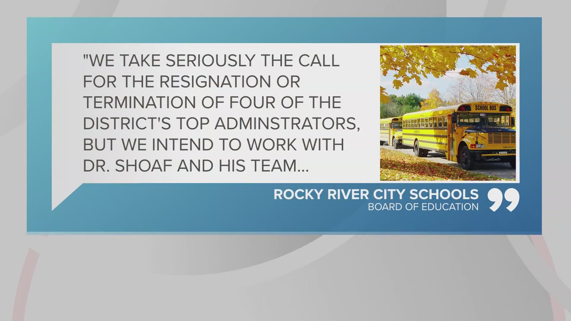 Rocky River school board responds to recent controversies