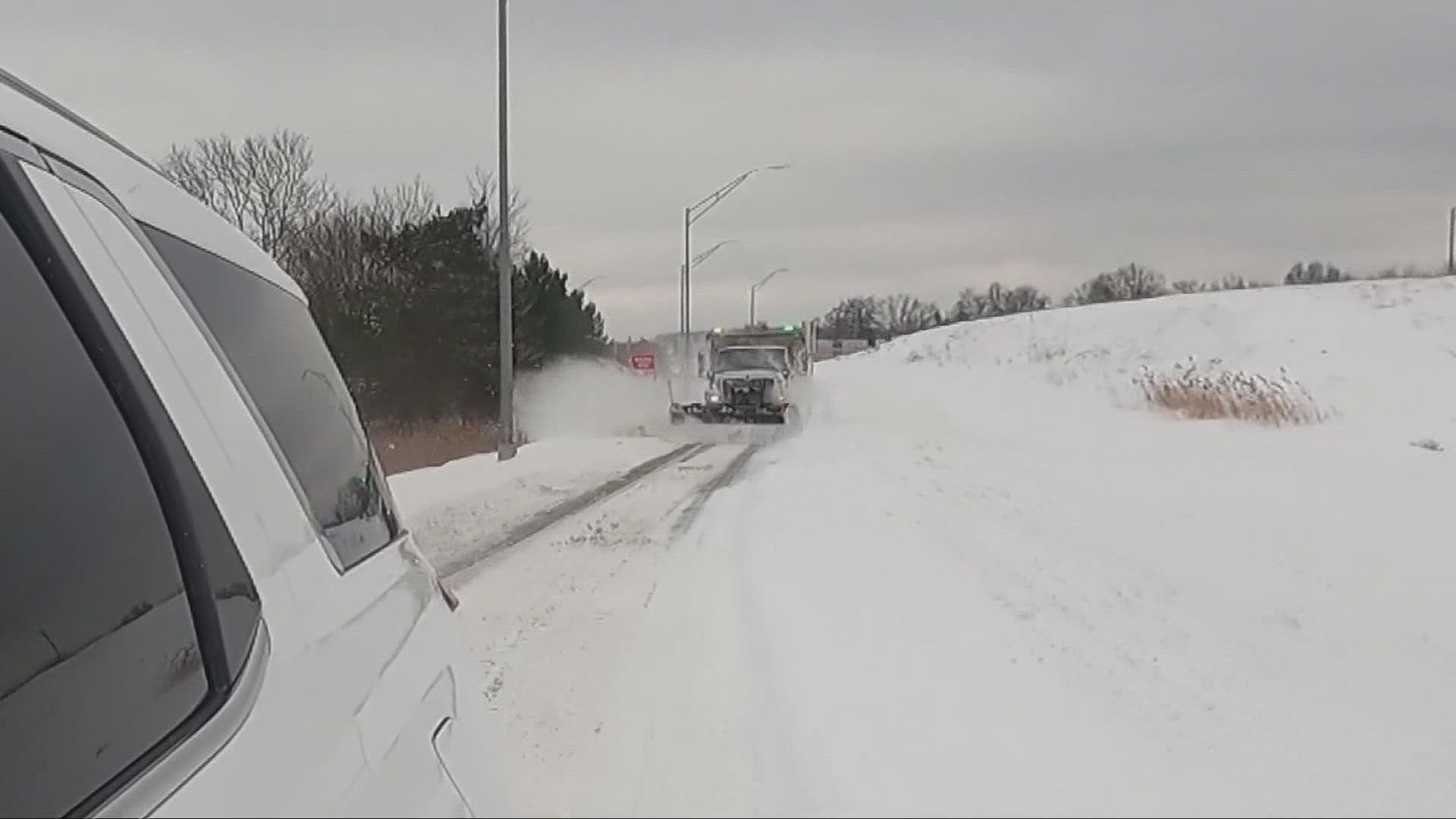 ODOT makes preparations for night of snow removal in Northeast Ohio ...
