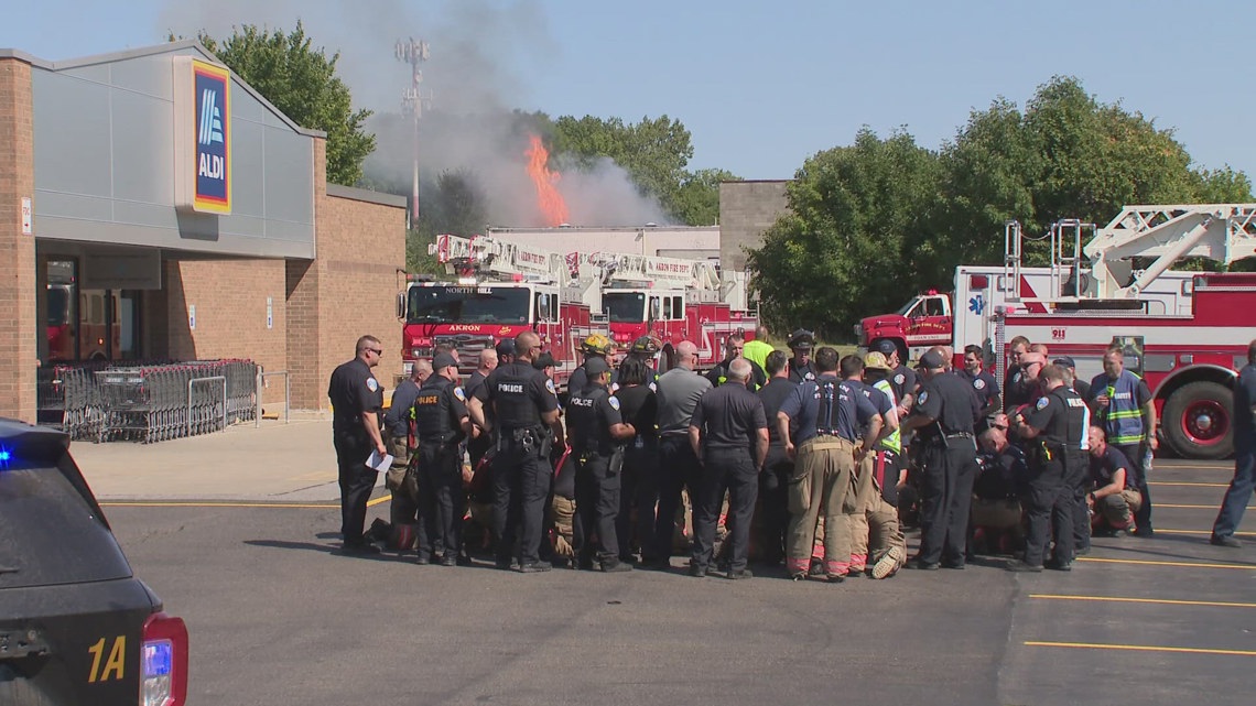 Akron firefighters were exposed to chemicals during SMB fire | wkyc.com