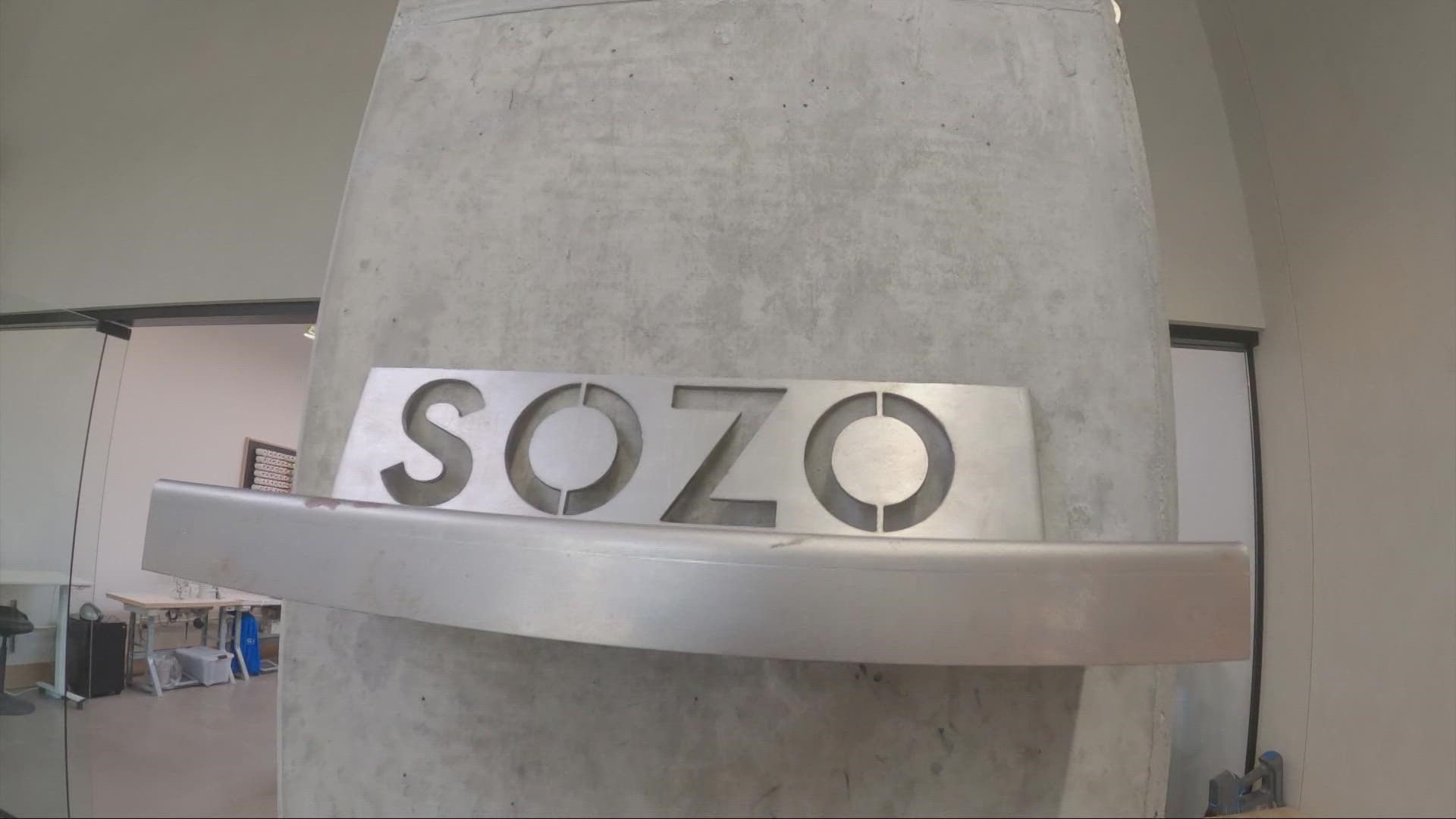 3News'  Kierra Cotton took a first look inside Sozo, and discussed the brand's origin with CEO Todd Leebow.
