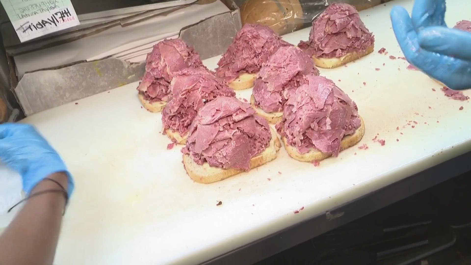 It wouldn't be St. Patrick's Day in Cleveland without a stop at Slyman's. 3News' Austin Love is there to show off their iconic corned beef sandwiches.