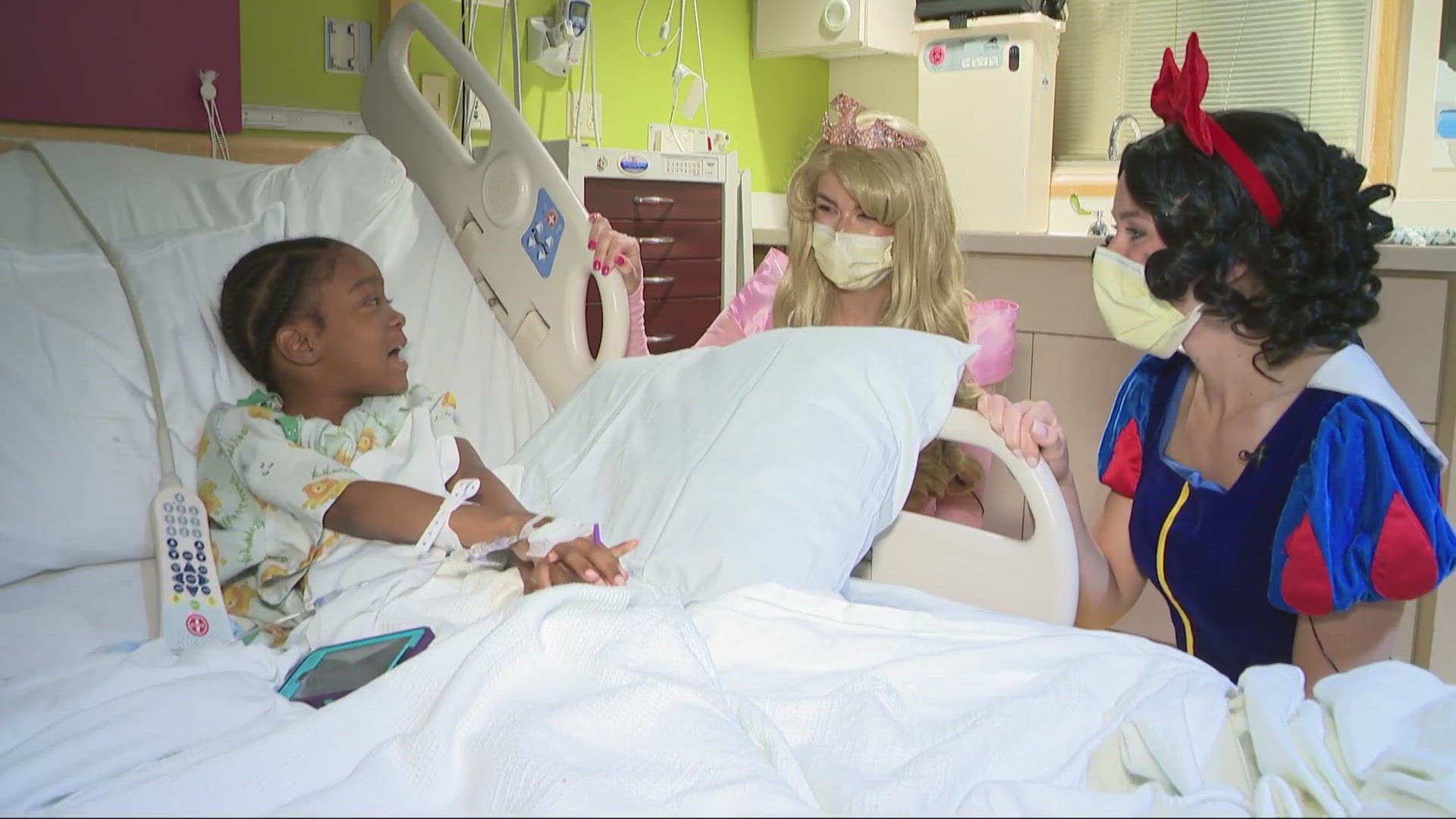 This is so special. We introduce you to a pair of nurses who dress up as Disney princesses for patients at UH Rainbow Babies and Children's in Cleveland.