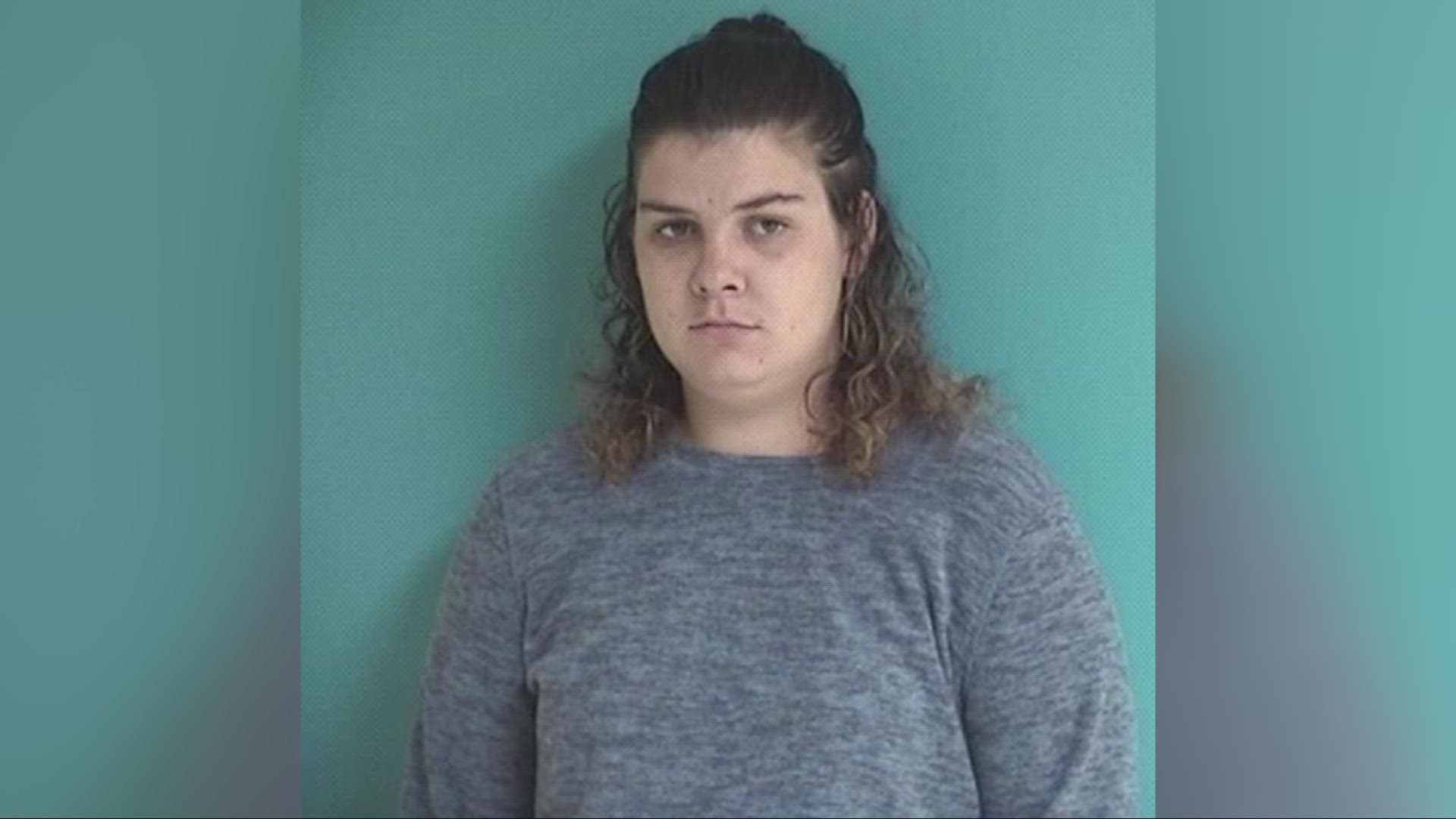 Police say daycare worker Emily Coghlan picked the infant up by his arm, moved him to a side, then dropped him. The fall caused the child's leg to break.