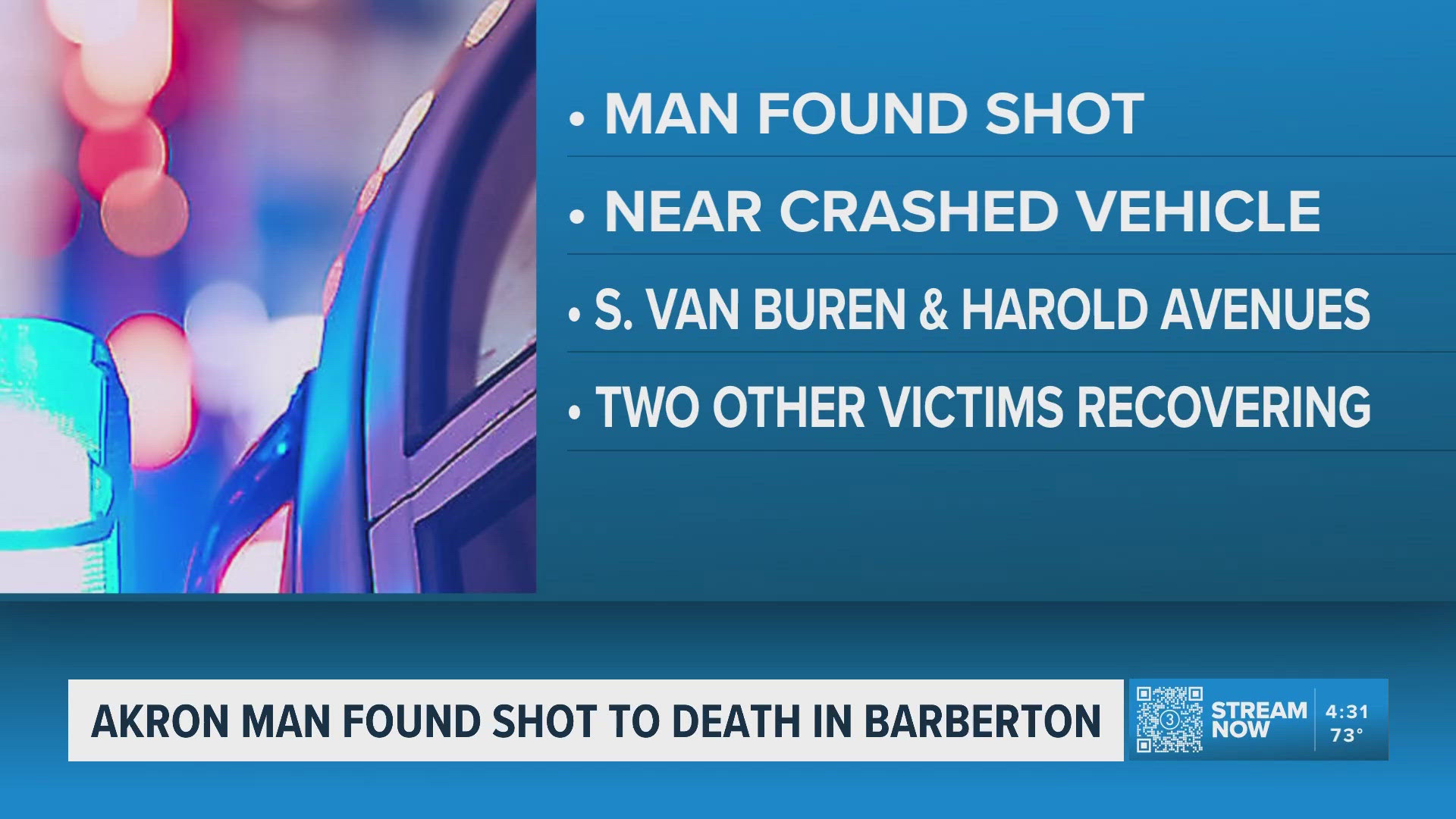 Akron man found dead after Barberton crash died from gunshot wound ...