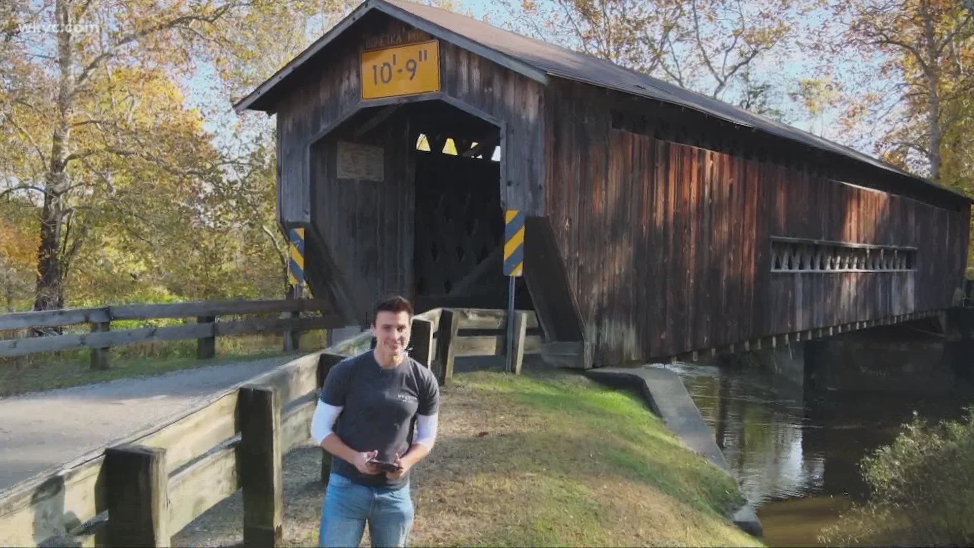 Oct. 23, 2020: 3News meteorologist Matt Standridge launches his new 'GO-HIO' series by exploring the covered bridges and fall colors in Ashtabula County.