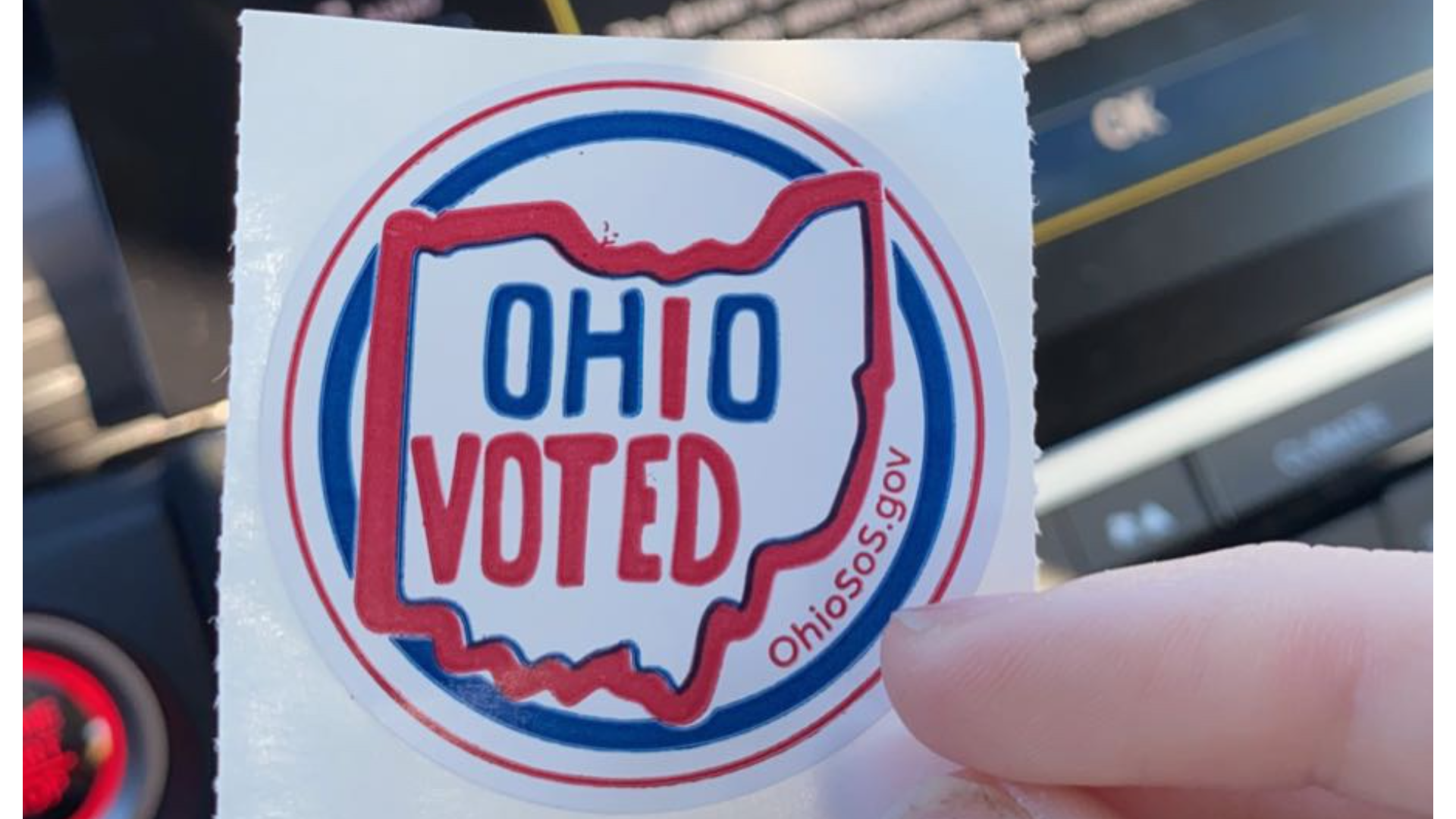 Ohio election day 2021 How to show off your I voted sticker