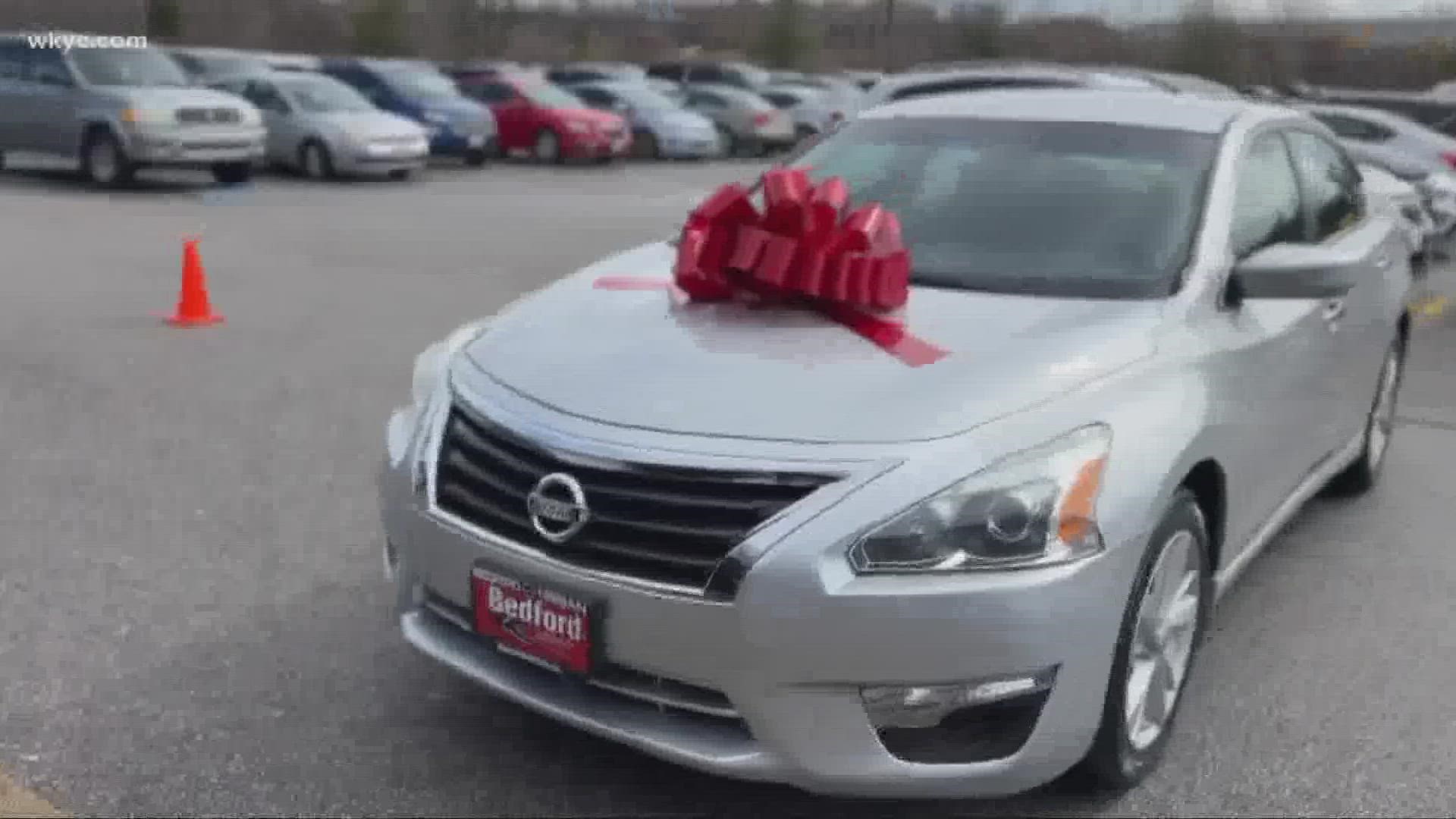 A faithful Northeast Ohio couple was given a special surprise courtesy of Dr. R.A. Vernon and The Word Church in partnership with Bedford Nissan.
