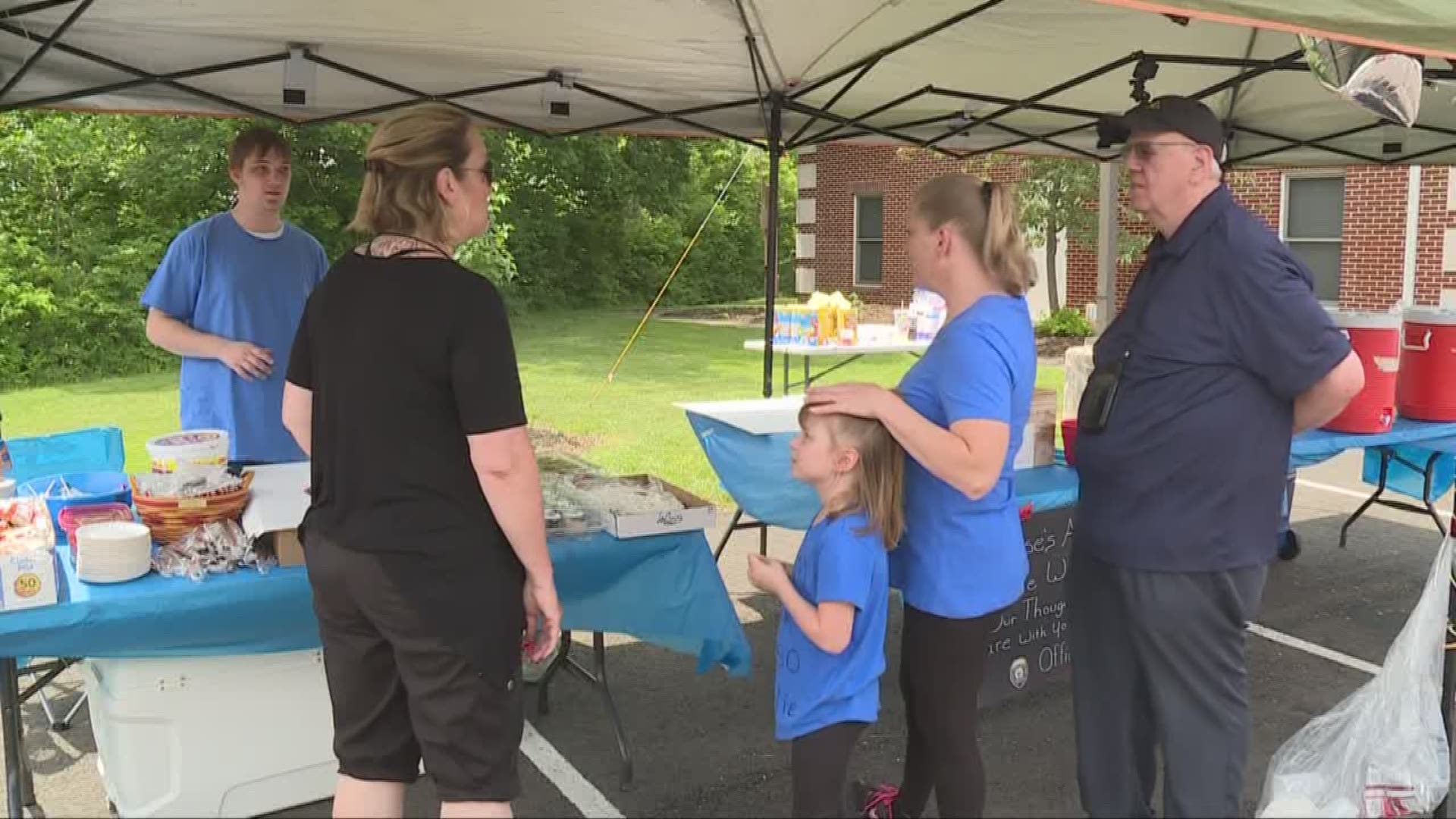 Lemonade stand, bake sale to raise money for injured Amherst officer