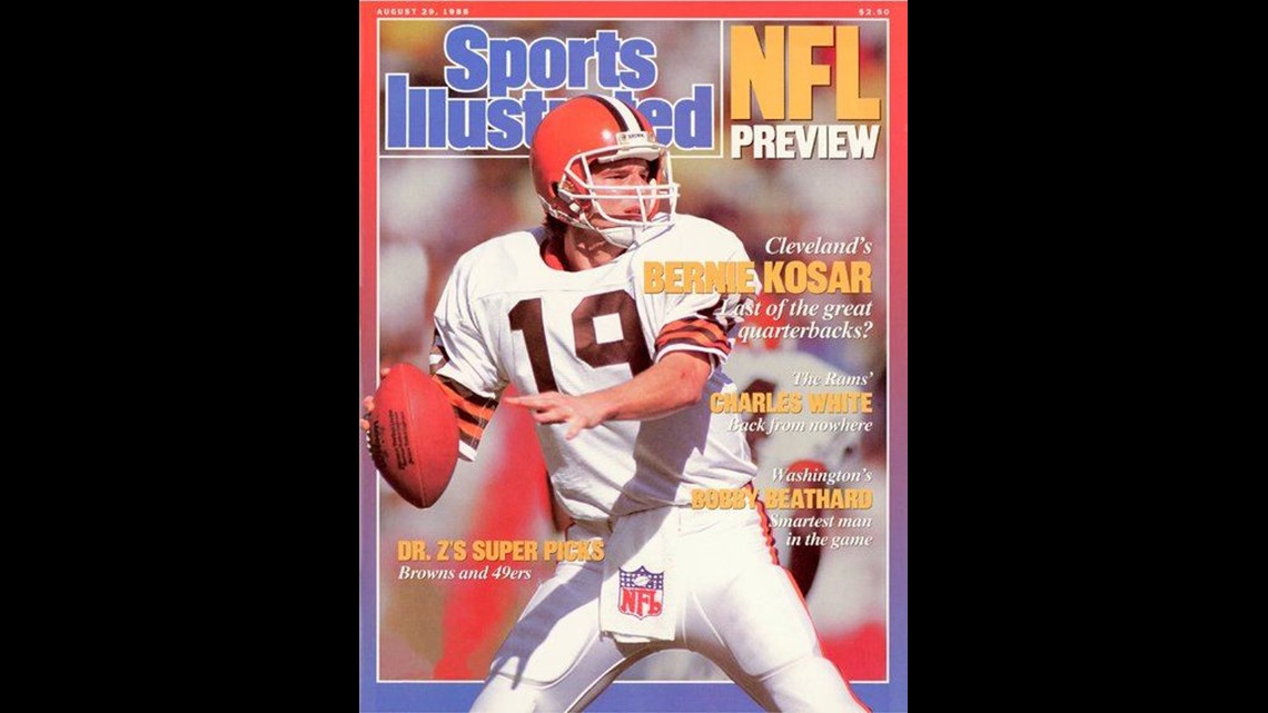 Cleveland Browns Qb Bernie Kosar Sports Illustrated Cover