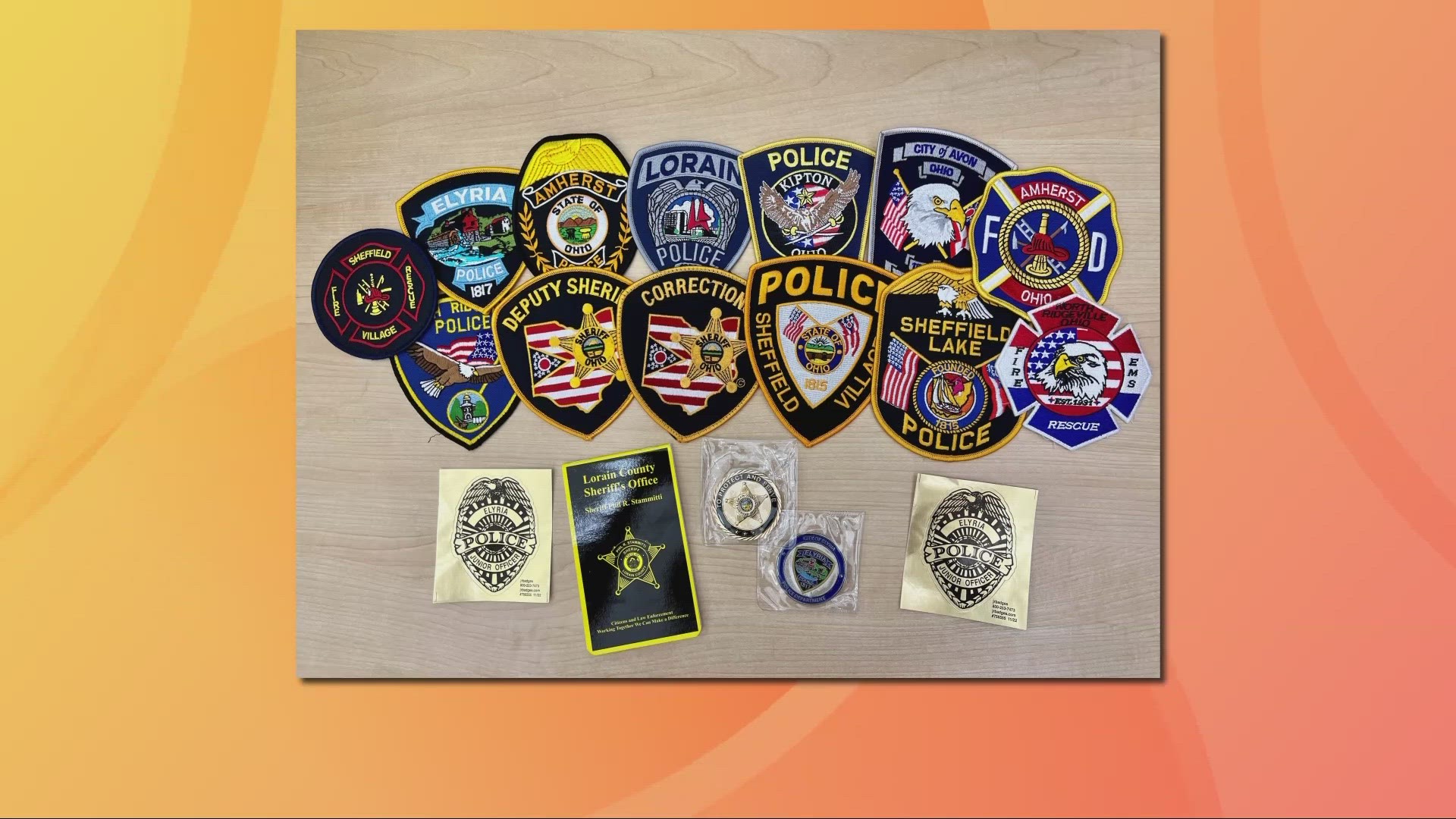 Remember Tanner, the Iowa teen with a passion for collecting police and fire department patches? Some Lorain County agencies are stepping up to add to his collection