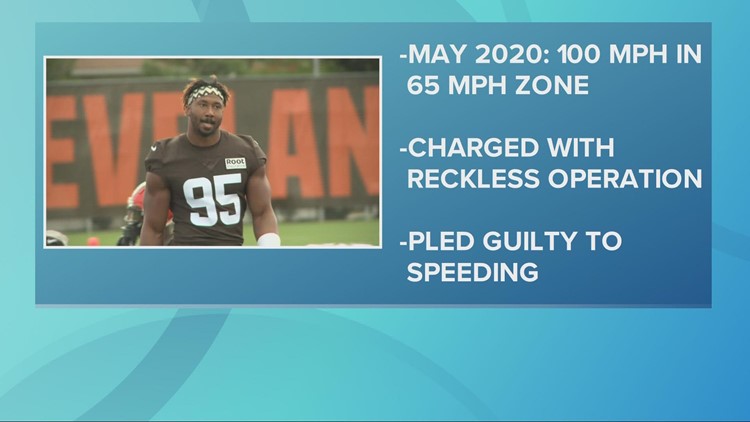 New details on Cleveland Browns star Myles Garrett's speeding history