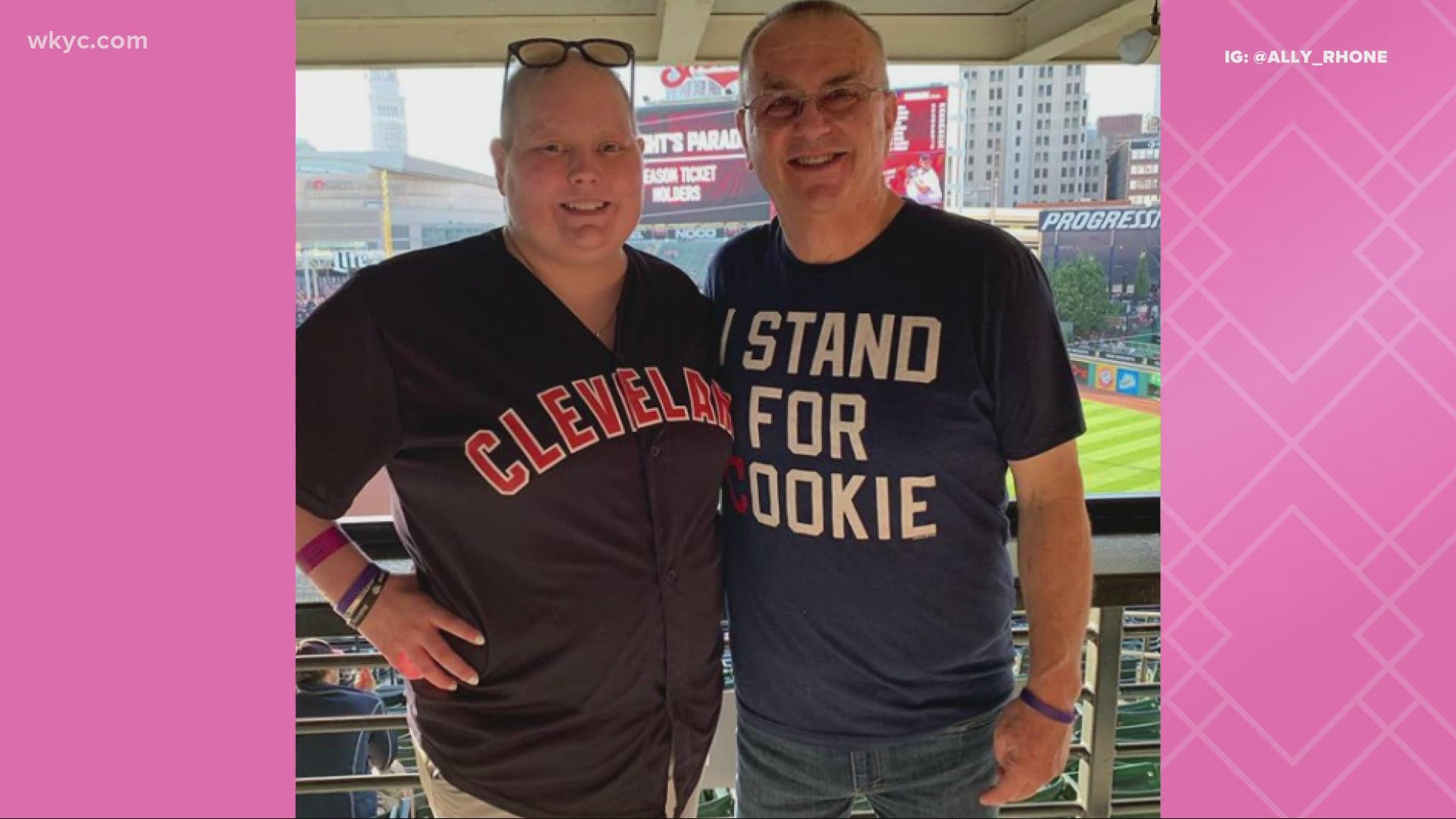 After Ally Rhone was diagnosed with Hodgkin's Lymphoma, she found a special connection with Indians Pitcher Carlos 'Cookie' Carrasco. Here's her story.