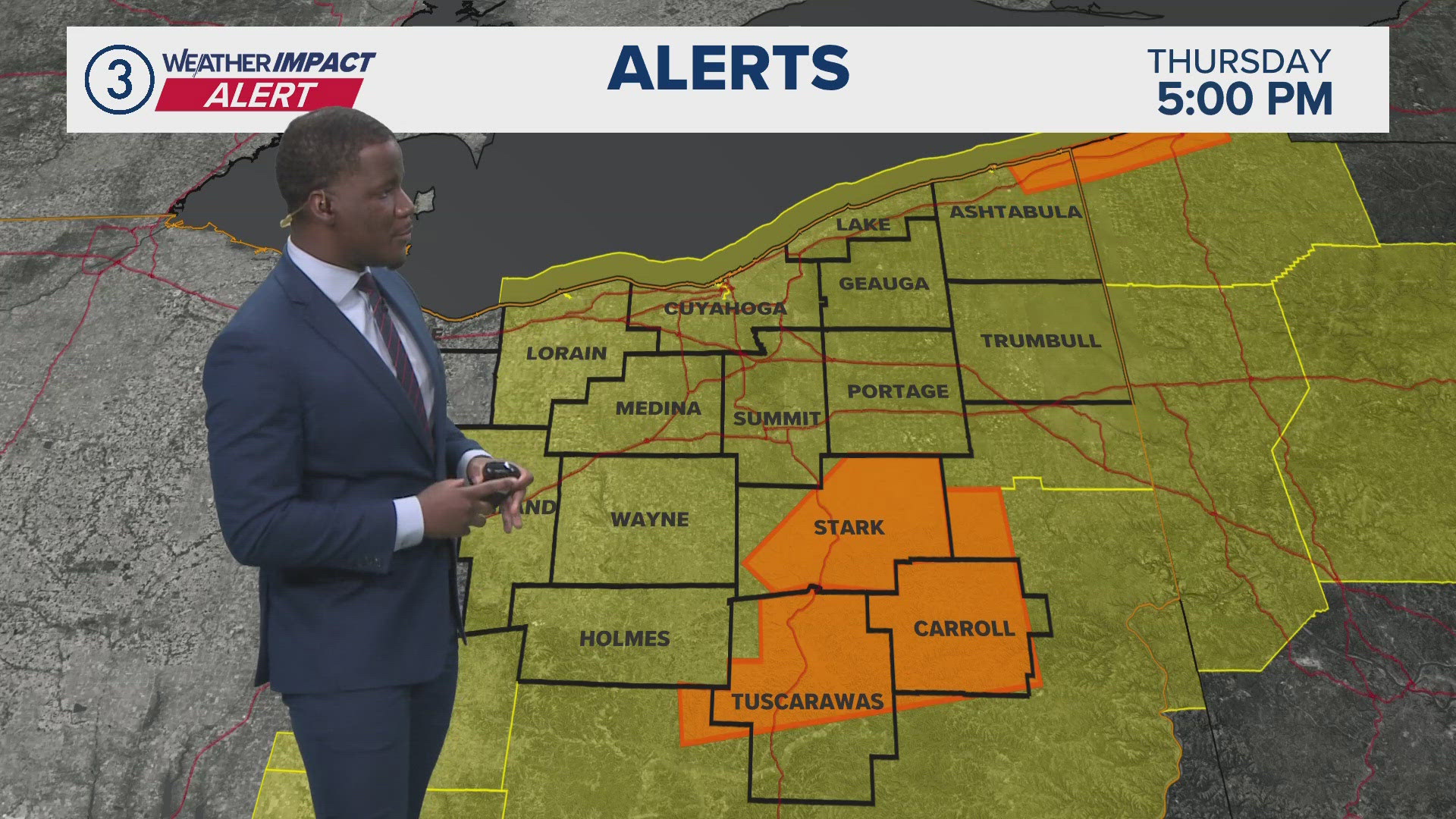 Northeast Ohio Weather Impact Alert: Tracking high winds, thunderstorms ...