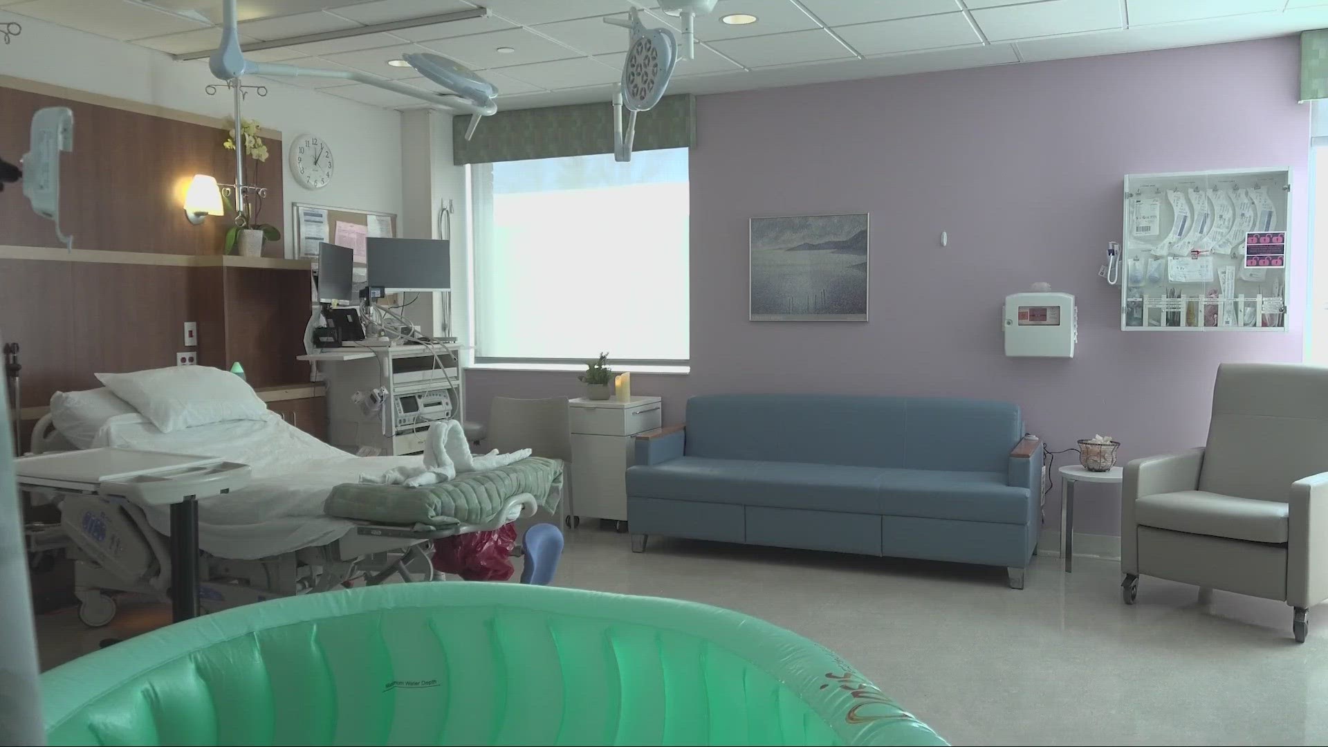 Four new birthing suites have opened for low-risk women who want minimal medical intervention.