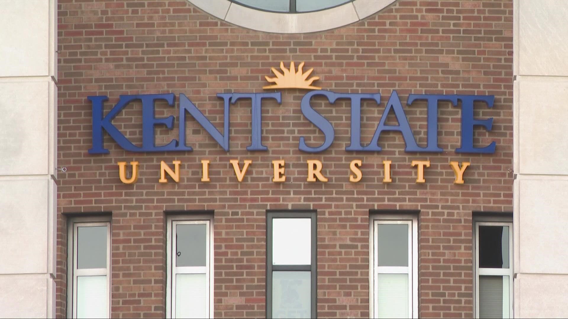 Police at Kent State University are investigating “the recent appearance of a swastika” that was painted on campus.