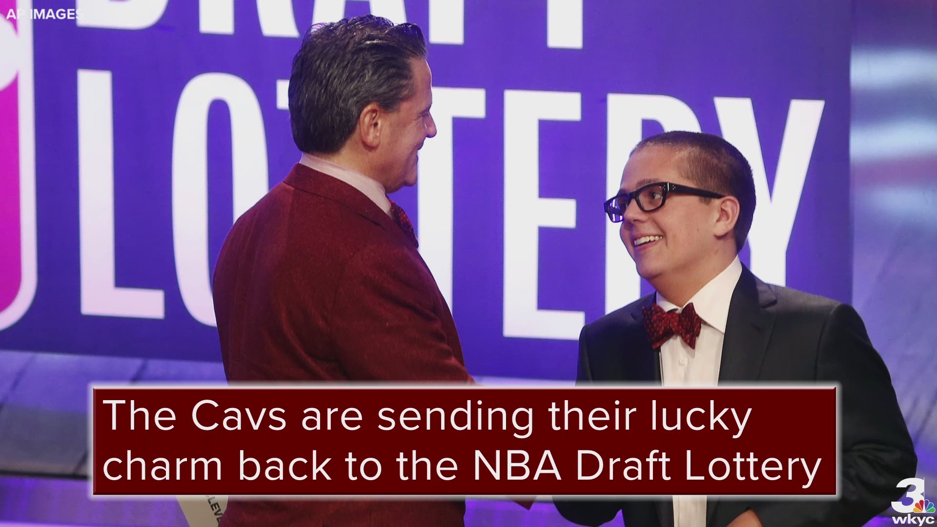 Nick Gilbert, the son of Cleveland Cavaliers owner Dan Gilbert, will represent the team at the NBA Draft Lottery in Chicago next week.