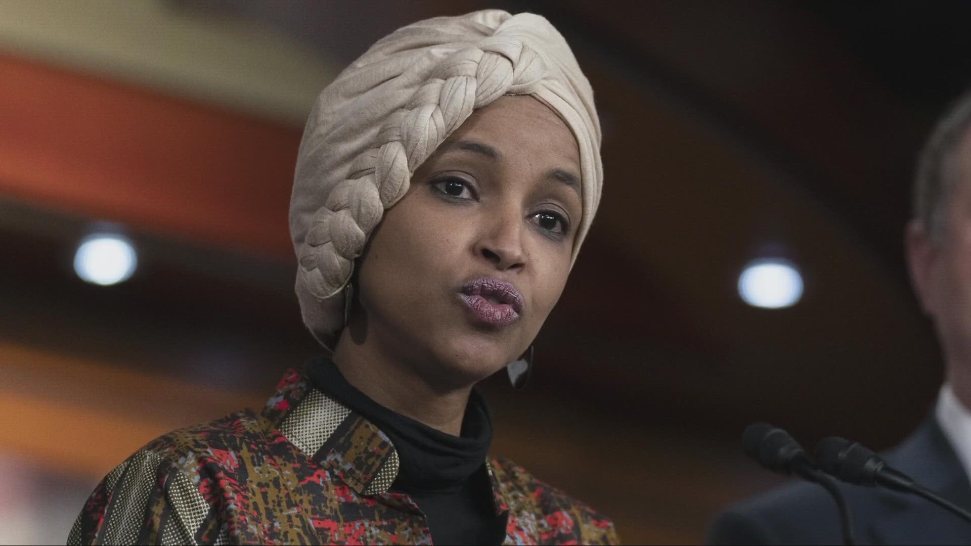 The 218-211 vote, mostly along party lines, came after a heated, voices-raised debate in which Democrats accused the GOP of targeting Omar based on her race.