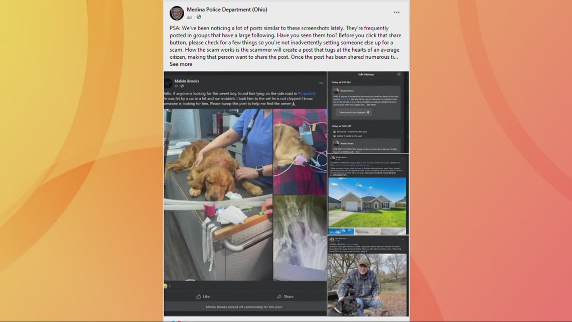 Medina police warn residents of Facebook scam - Vimarsana News