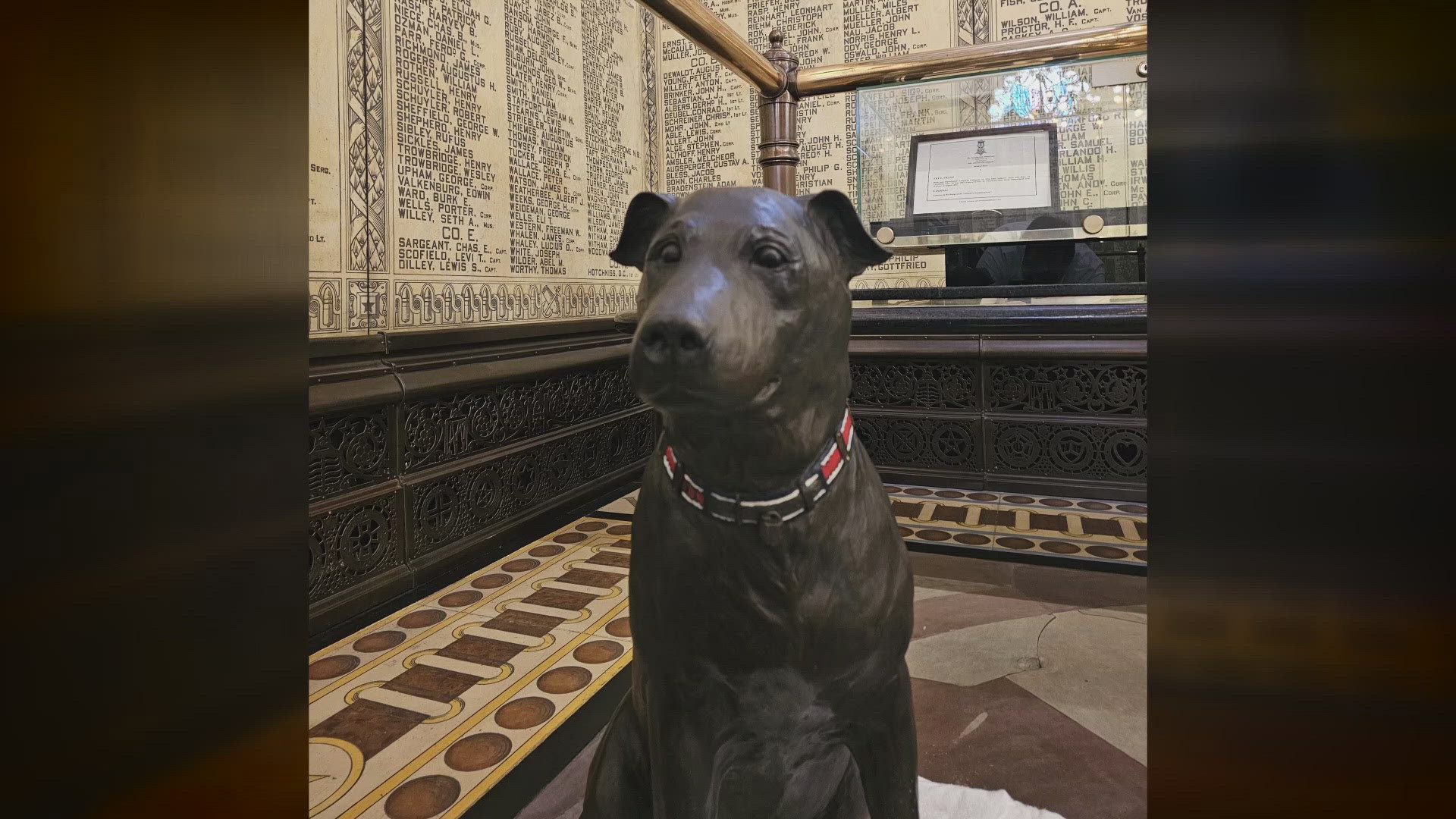 The Soldiers' and Sailors' Monument announced plans to install a statue of Harvey, the canine mascot of the 104th Ohio Volunteer Infantry, in downtown Cleveland.