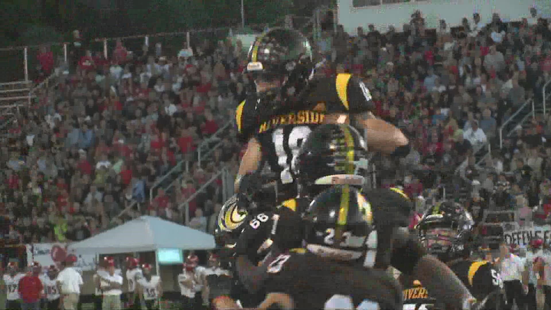Painesville Riverside won 21-7 in the WKYC Game of the Week to end Chardon's 31-game winning streak.