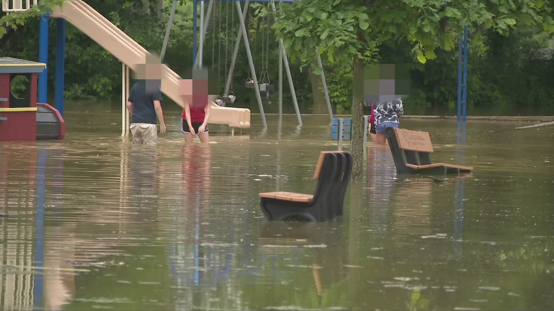 As the skies finally start to clear up, many people may be tempted to play or swim in flood waters. Our Chief Meteorologist Betsy Kling verifies whether that is safe or not.