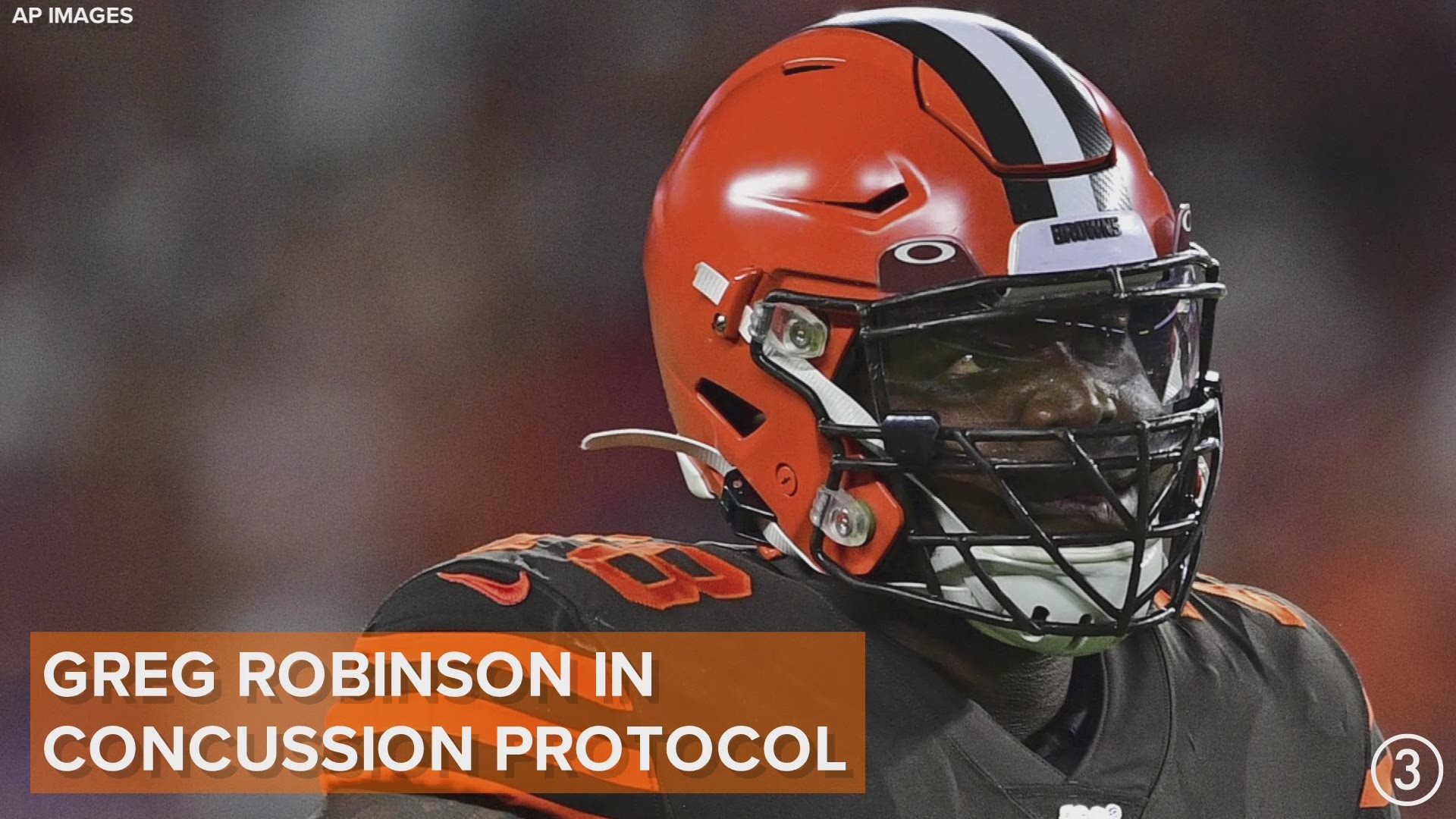 The Cleveland Browns have placed their starting left tackle Greg Robinson into concussion protocol after reporting to Berea with symptoms.