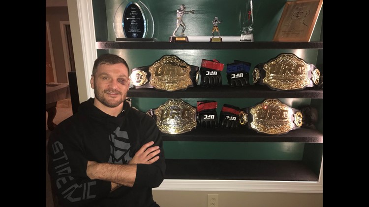 UFC champion Stipe Miocic plans to add more title belts to his trophy case