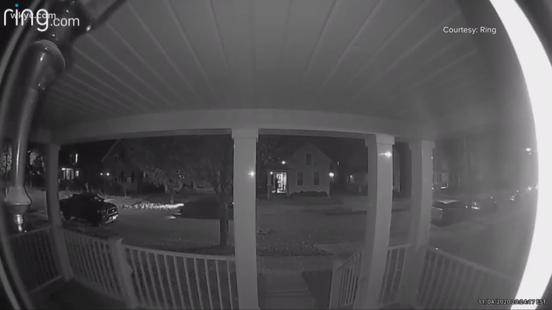 A doorbell camera captured the moment at 11-year-old girl was shot on the city's west side last night. The child was inside and was hit by one of the bullets.