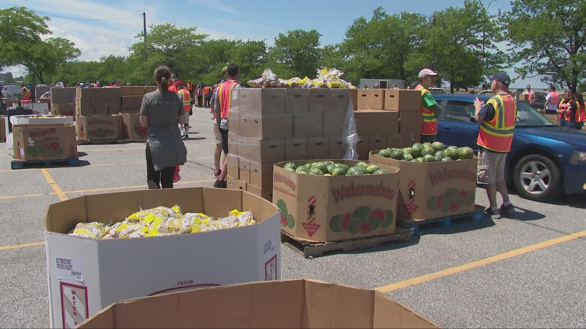 As inflation continues and grocery prices continue to jump, the Greater Cleveland Food Bank is doing its part to help the Northeast Ohio community.