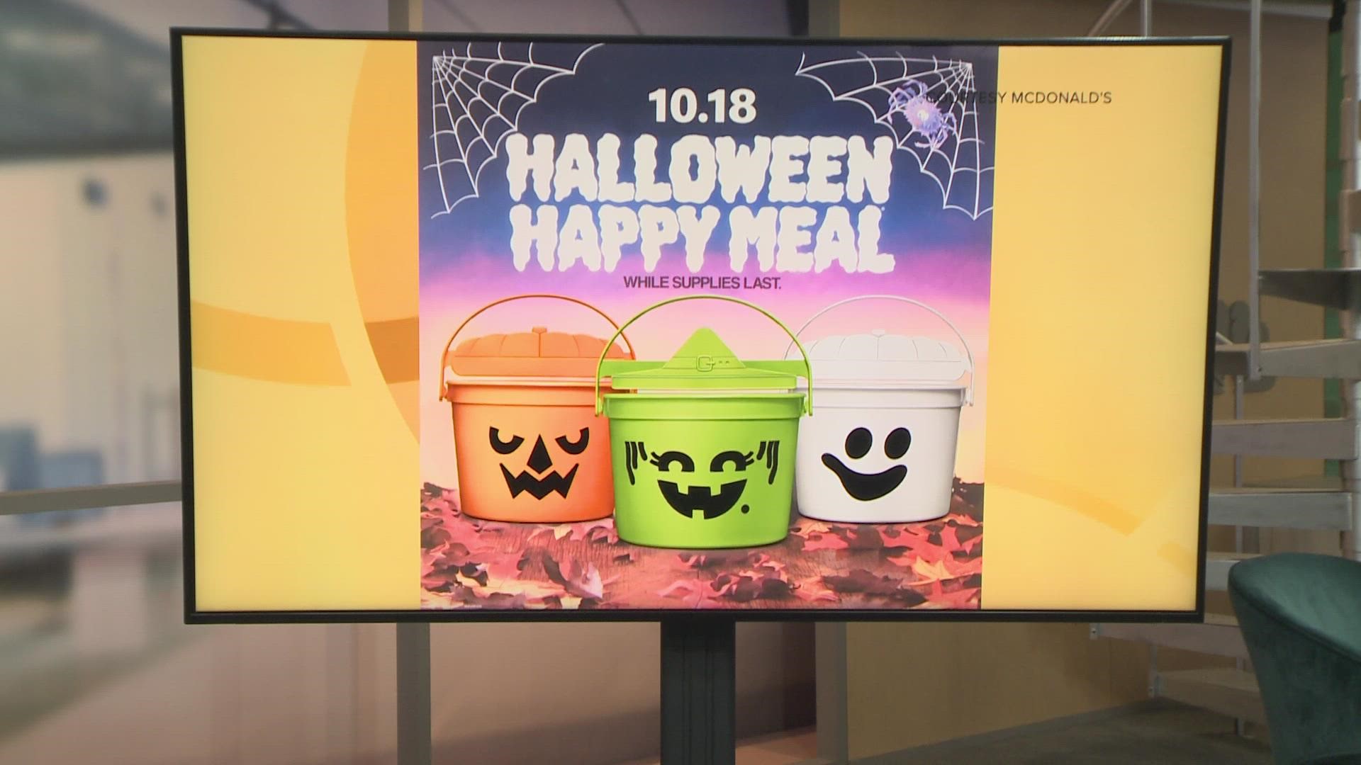 They're back! Here's when you can buy one of the iconic Halloween Boo Buckets in a Happy Meal from McDonald's.