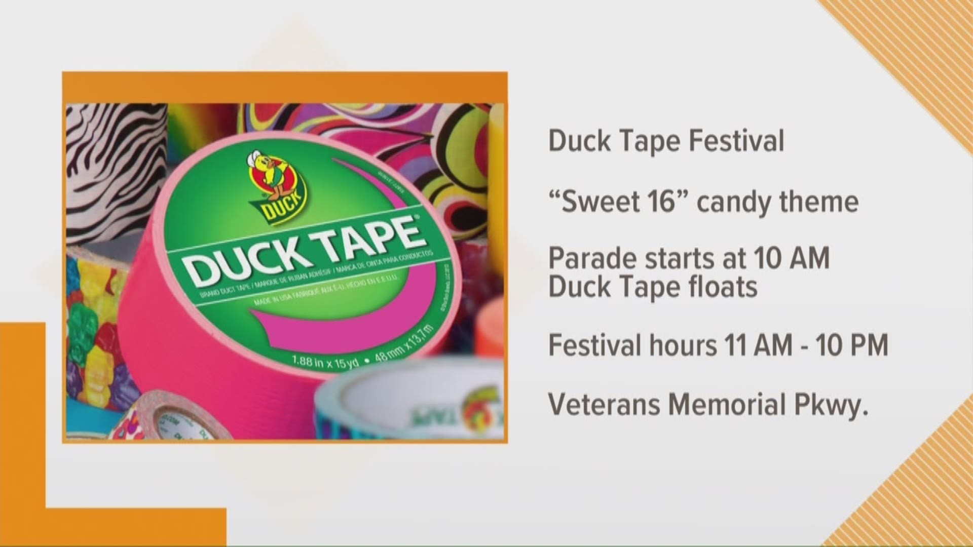 Lindsay shows us a couch made of Duck Tape and other things to see and do at the Avon Duck Tape Festival.