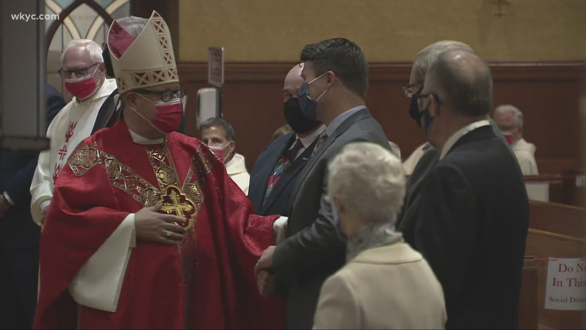 Malesic was installed as Cleveland's 12th bishop in a special mass at St. John Cathedral in downtown Cleveland. Lindsay Buckingham reports.