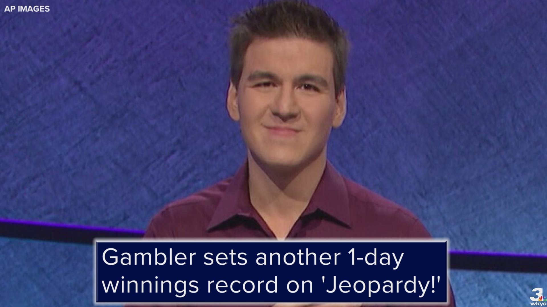 James Holzhauer won $131,127 during a show aired Wednesday night, breaking the record that viewers saw him set last week.