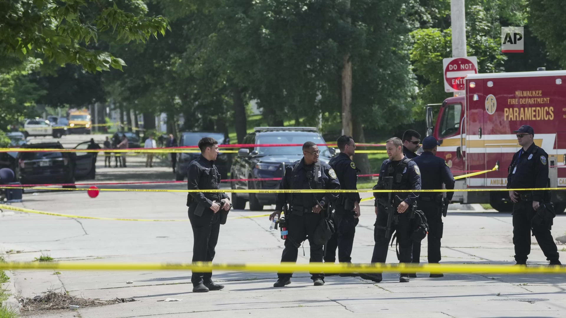 The Milwaukee County Medical Examiner’s Office said an adult male was shot and killed, the Associated Press reported. No officers were injured.