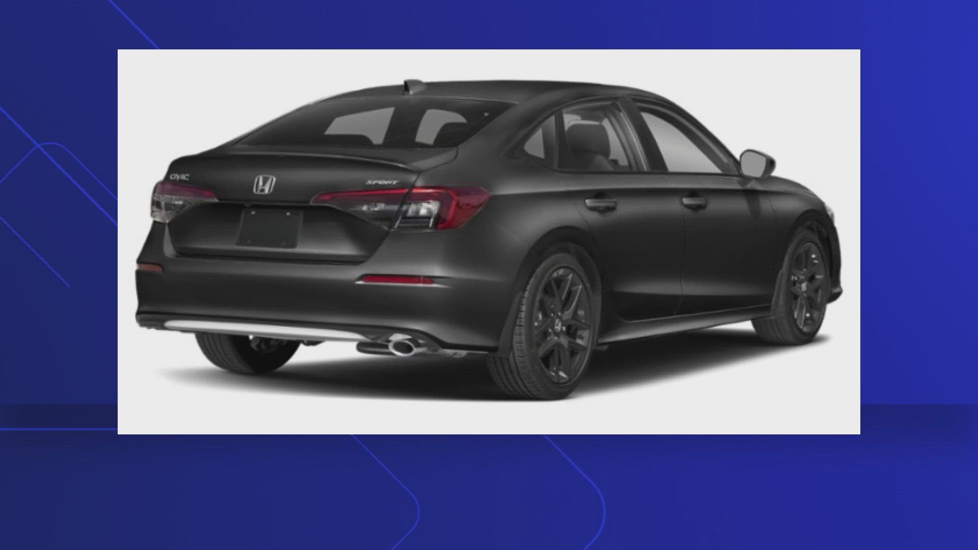 Police suspect the vehicle that hit the bicyclist before leaving the scene is a dark colored, late-model Honda Civic.