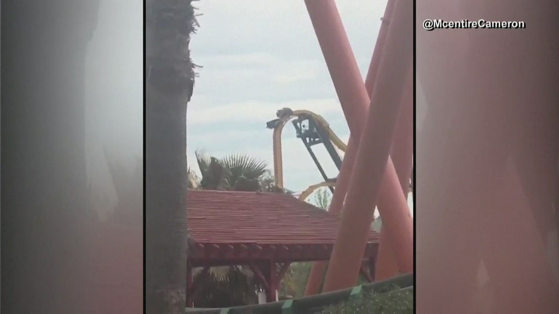 March 13, 2018: Passengers on the Batman roller coaster at Six Flags Fiesta Texas found themselves stuck in the air Tuesday afternoon after a safety sensor went off, stopping the coaster for 45 minutes.